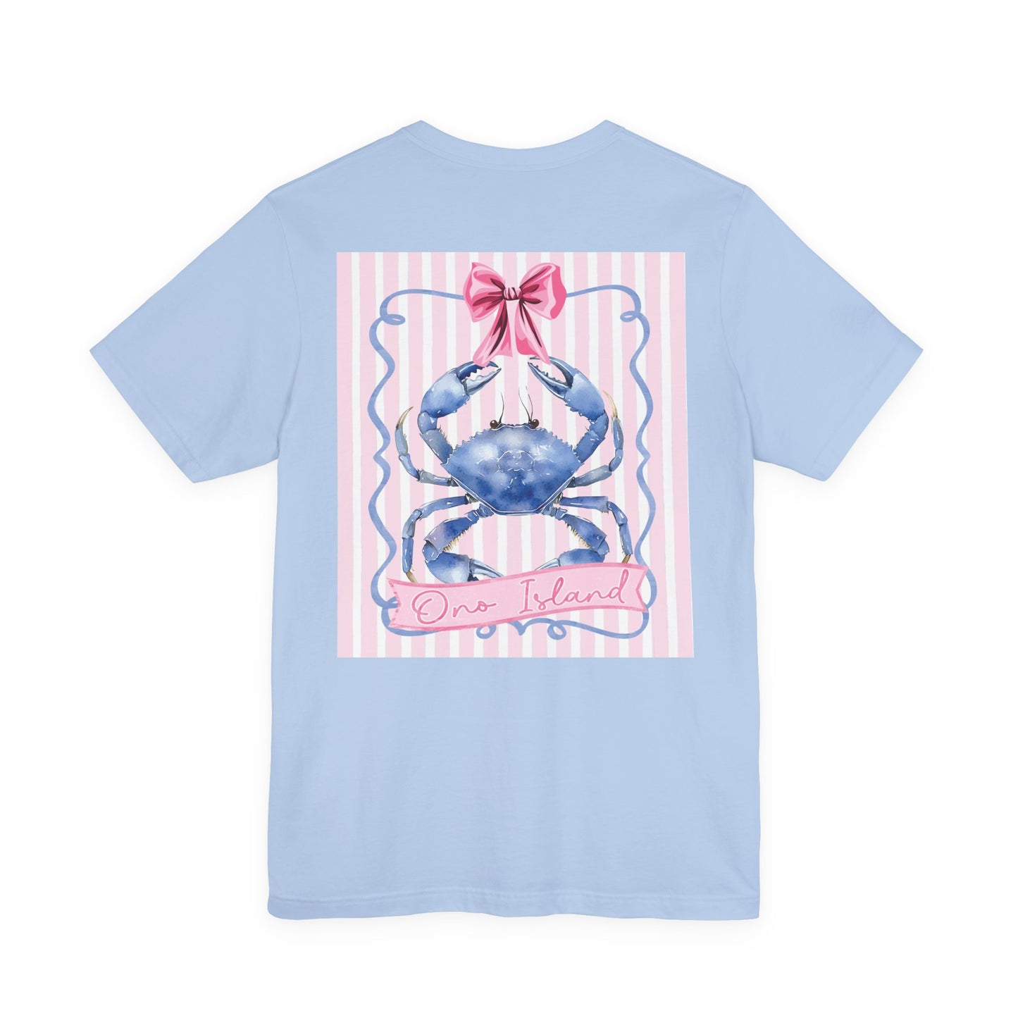 Adult Ono Island Preppy Crab T-Shirt - Bella Canvas
