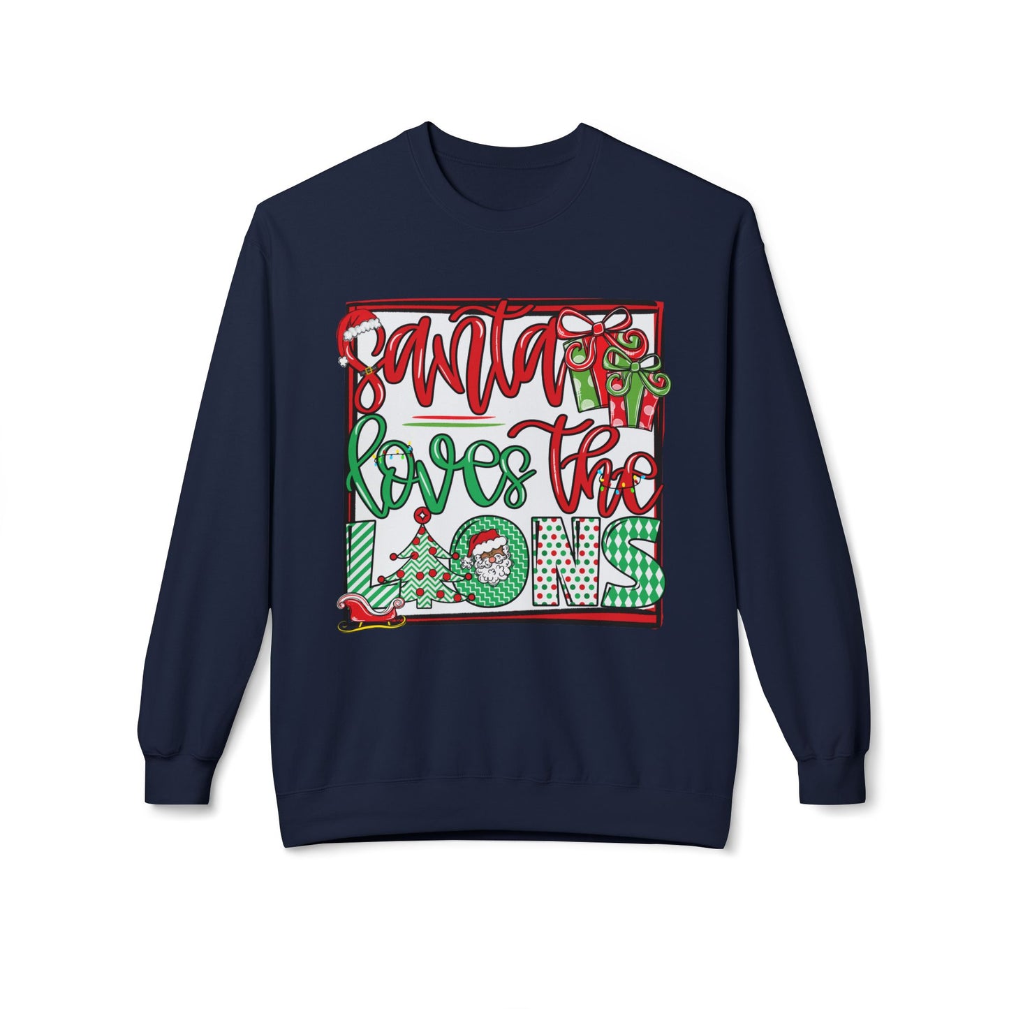 Adult Lions Christmas - Gildan