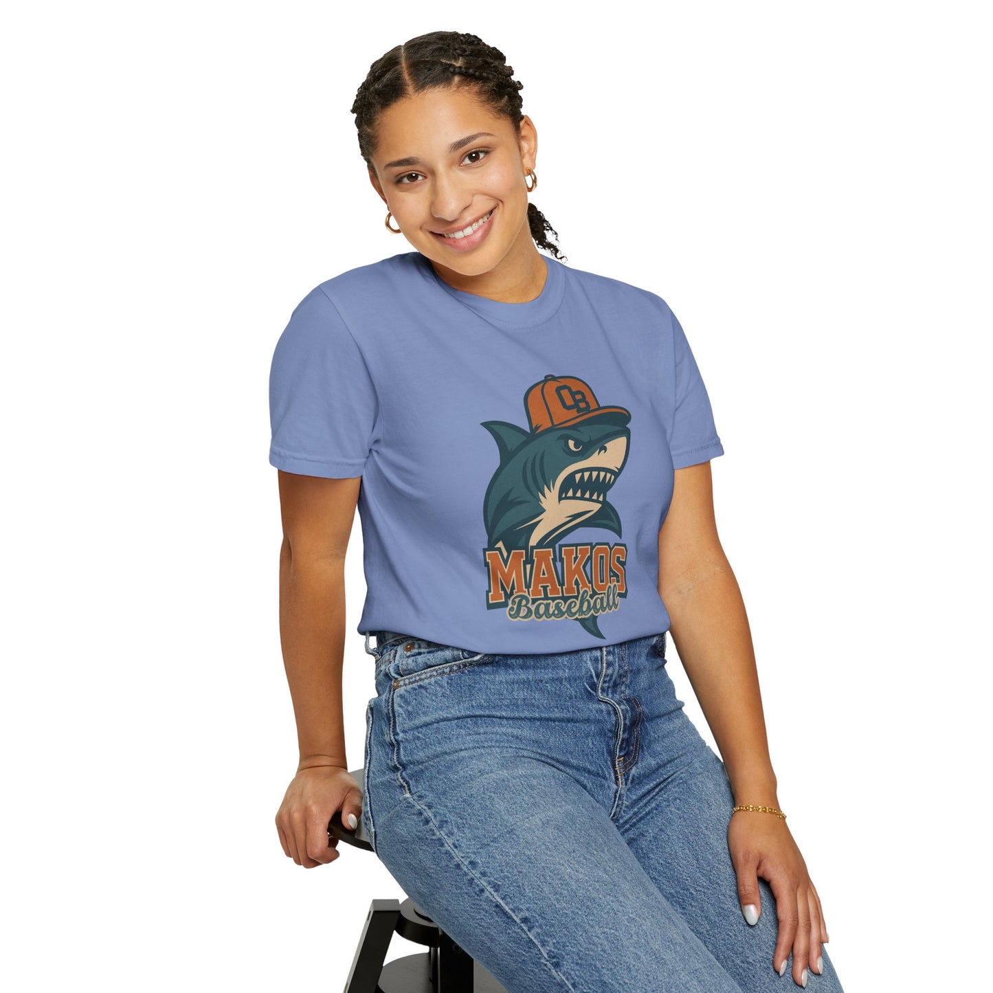 Adult Makos Baseball T-shirt - Comfort Colors