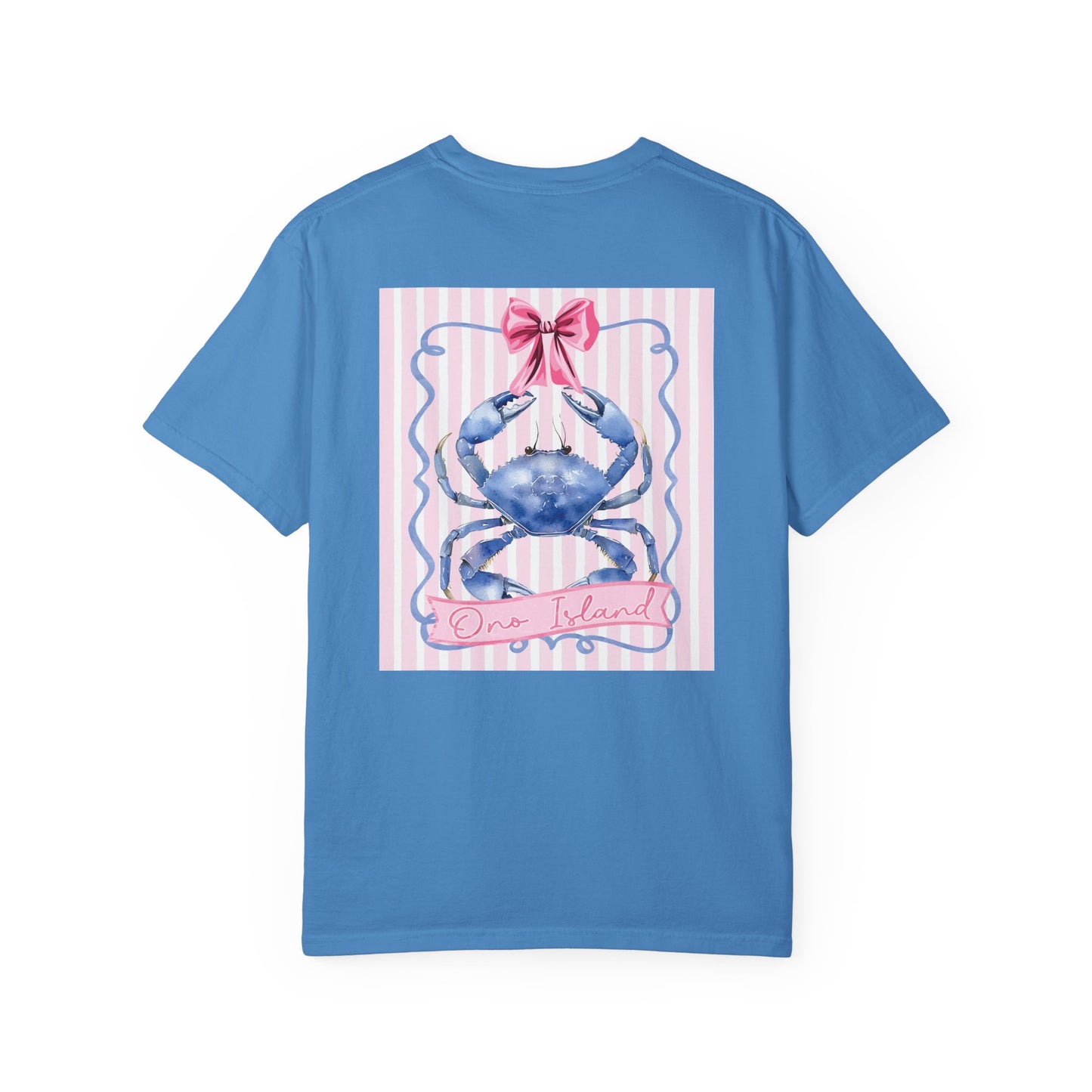 Adult Ono Island Preppy Crab Tee - Comfort Colors