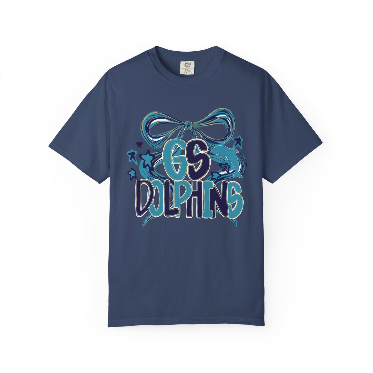 Adult GS Dolphins Bow - Comfort Colors