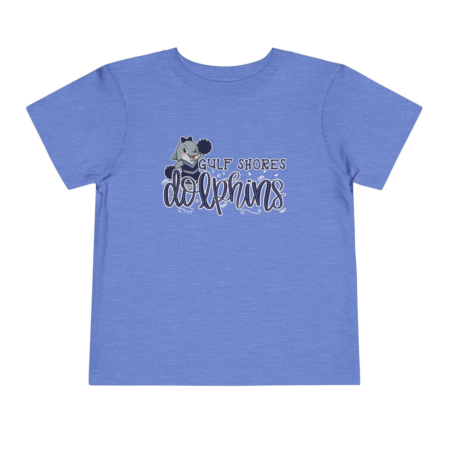 Dolphin Polka Dots Bella Canvas Toddler