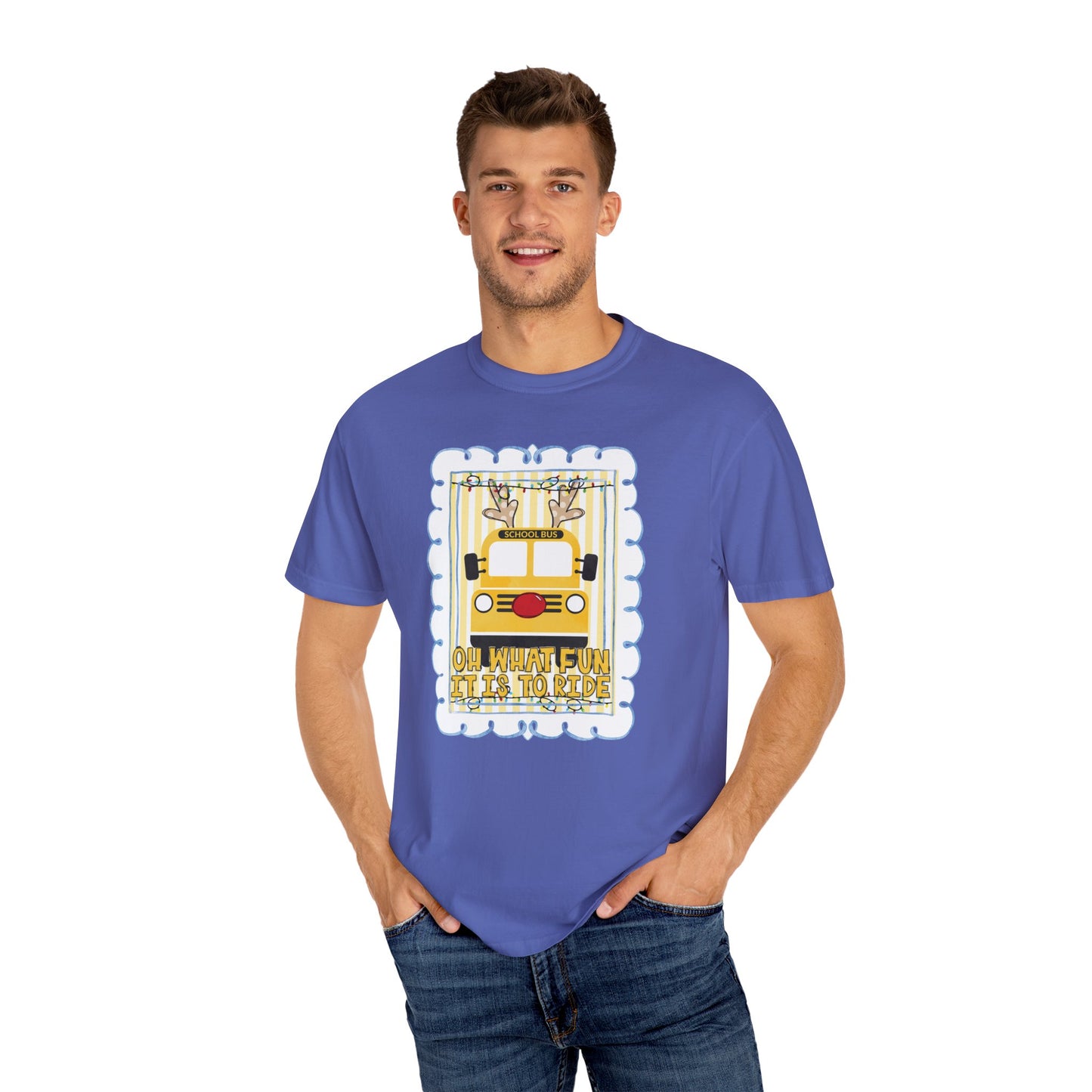 Christmas Bus Driver Tee - Comfort Colors