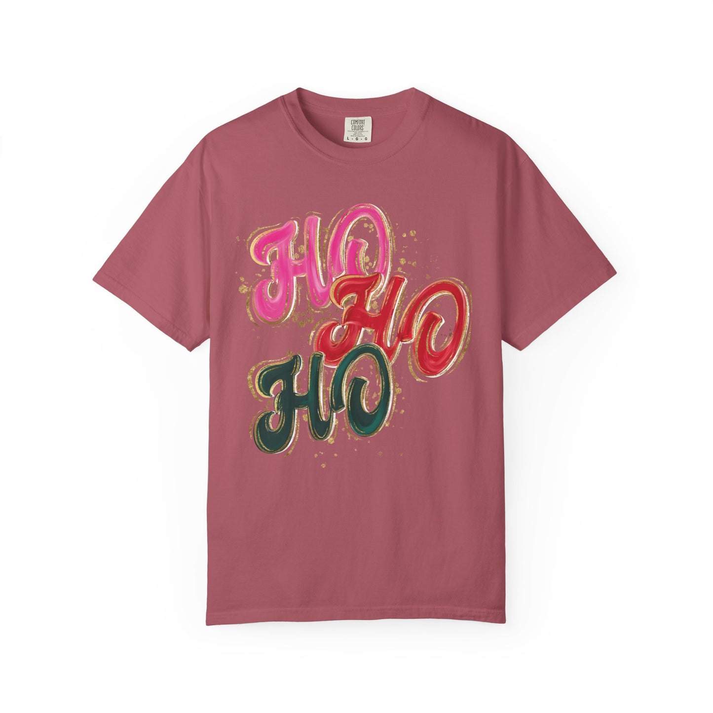 Ho Ho Ho Christmas Tee- Comfort Colors
