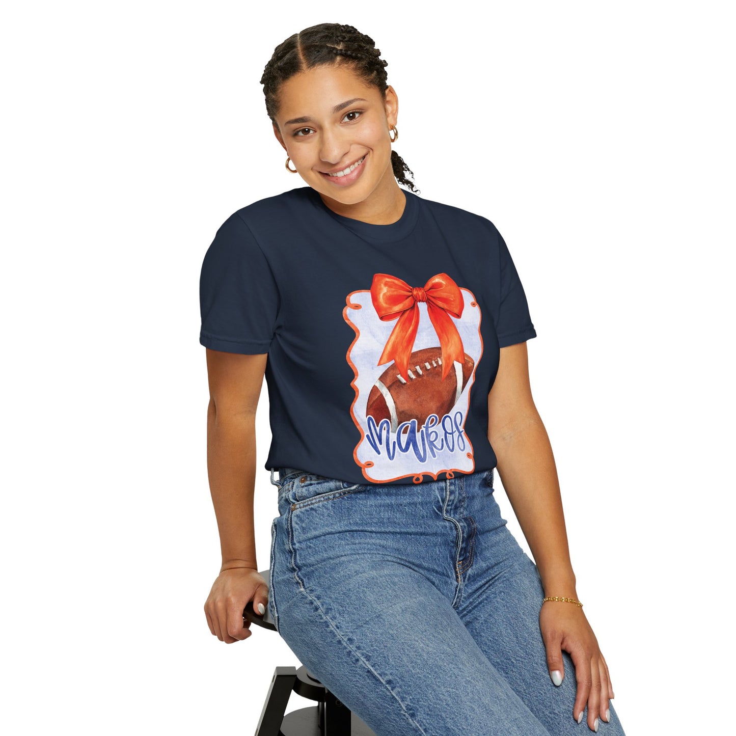 Adult Makos Watercolor Coquette Tee - Comfort Colors