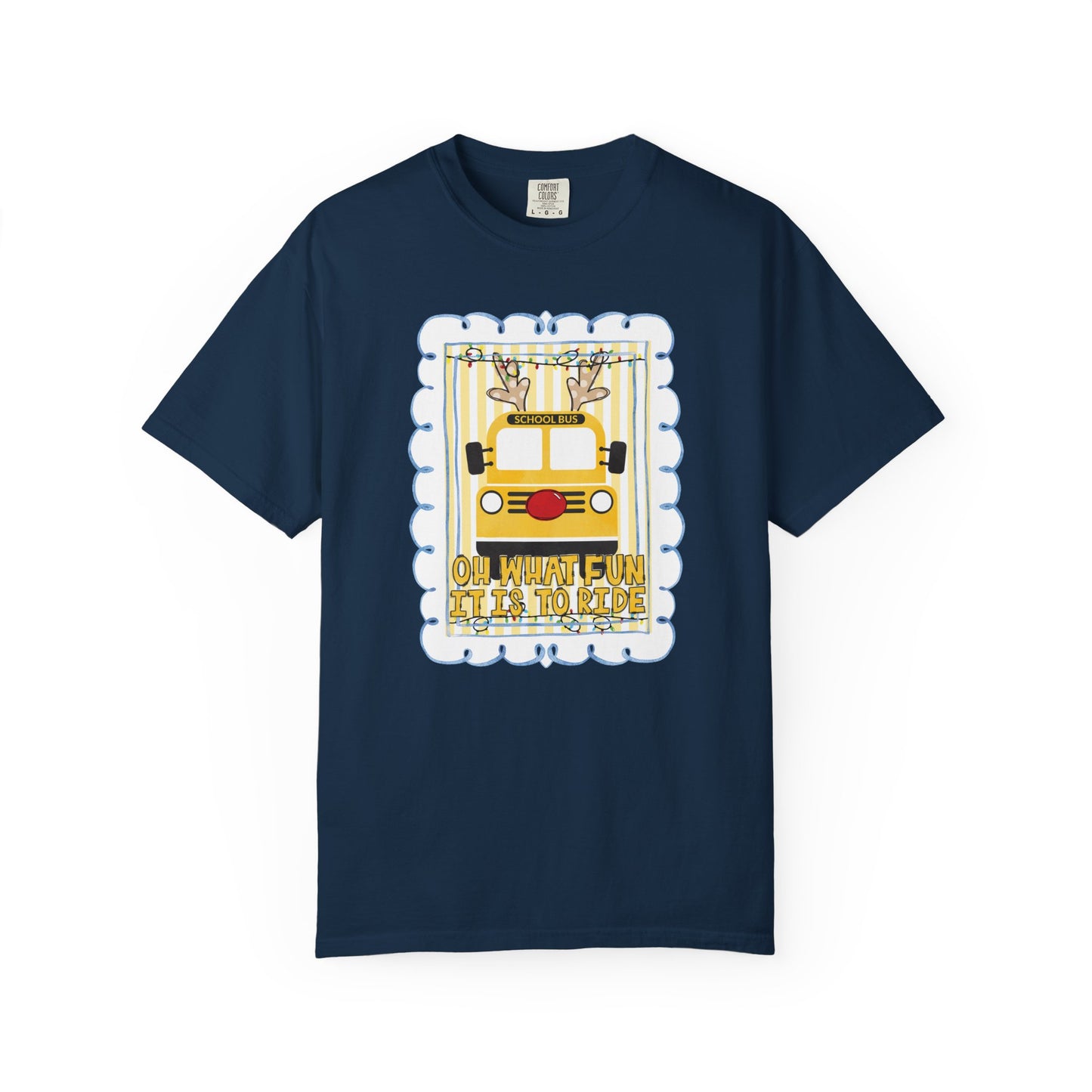 Christmas Bus Driver Tee - Comfort Colors