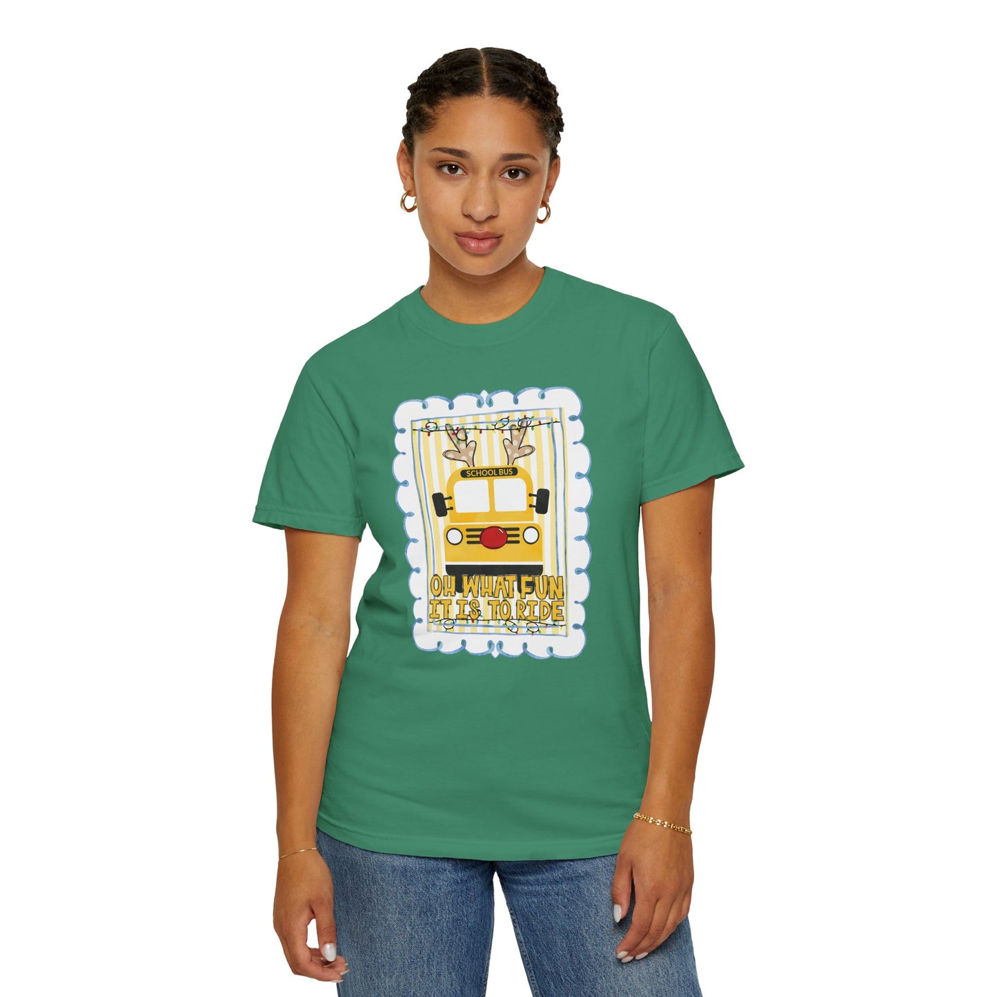 Christmas Bus Driver Tee - Comfort Colors