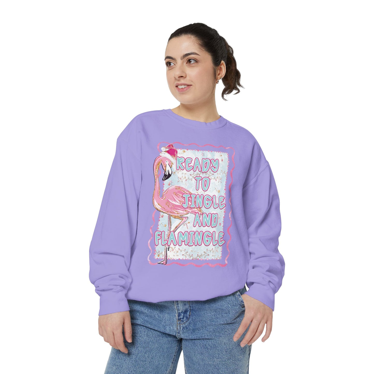 Flamingo Jingle & Flamingle Christmas Sweatshirt