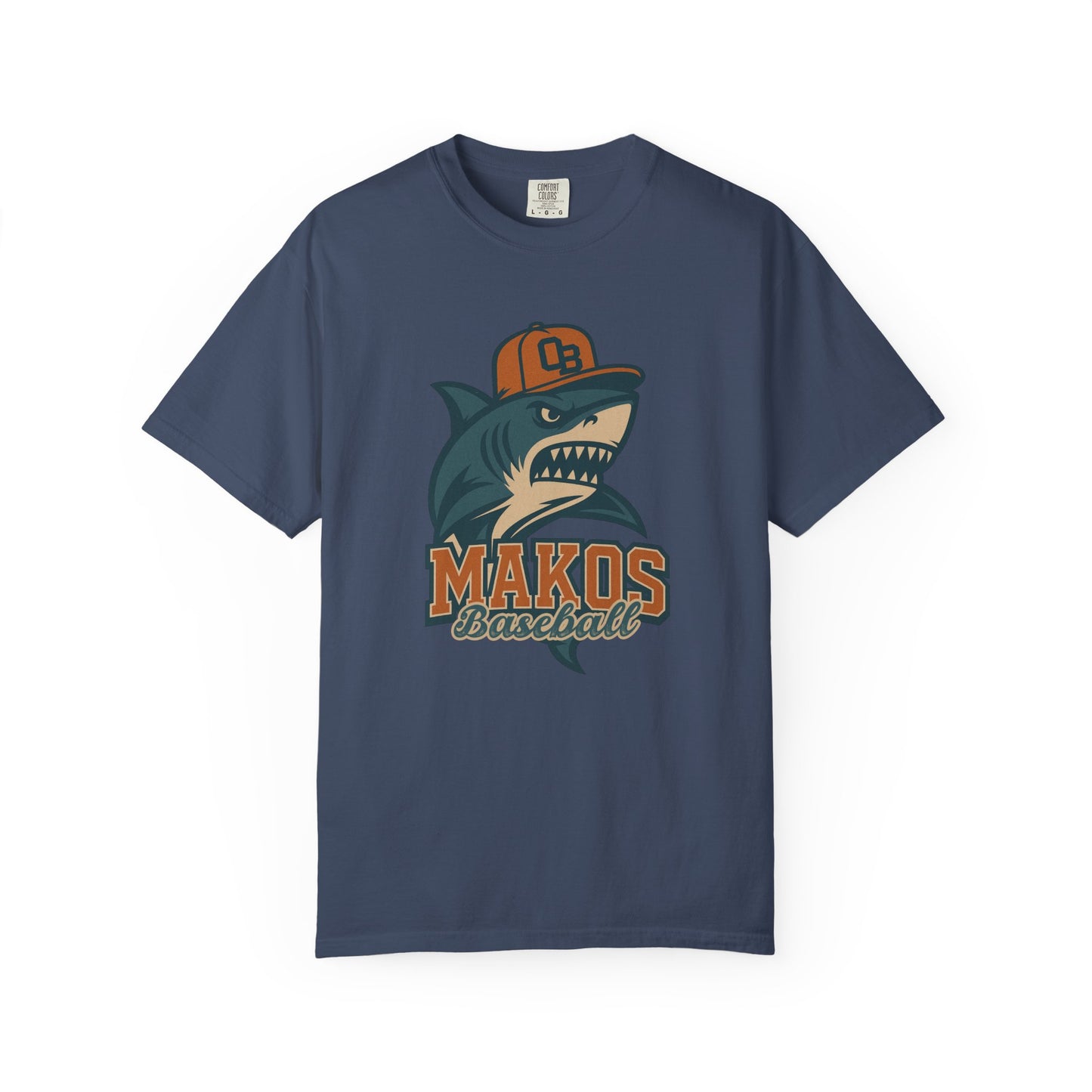 Adult Makos Baseball T-shirt - Comfort Colors