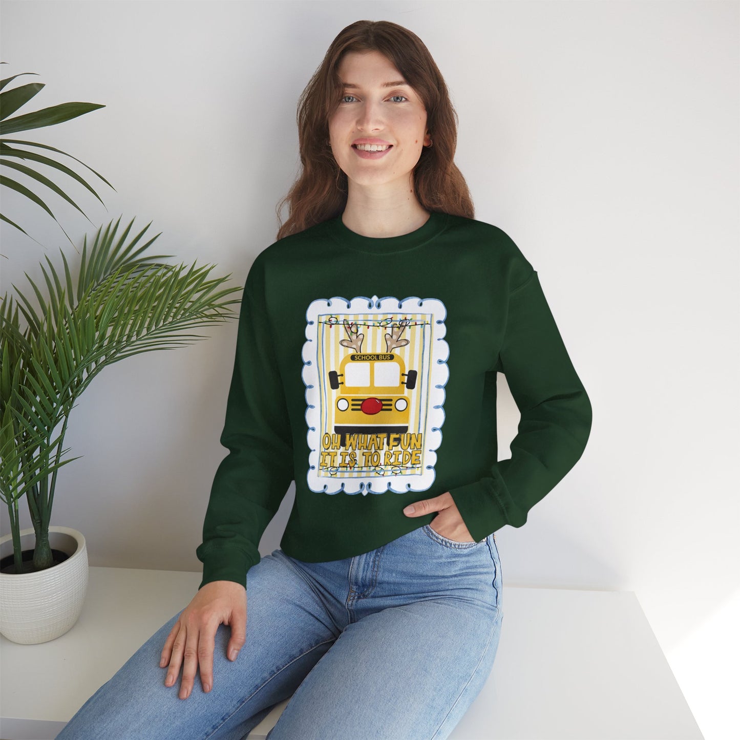 Christmas Bus Driver Sweatshirt - Gildan
