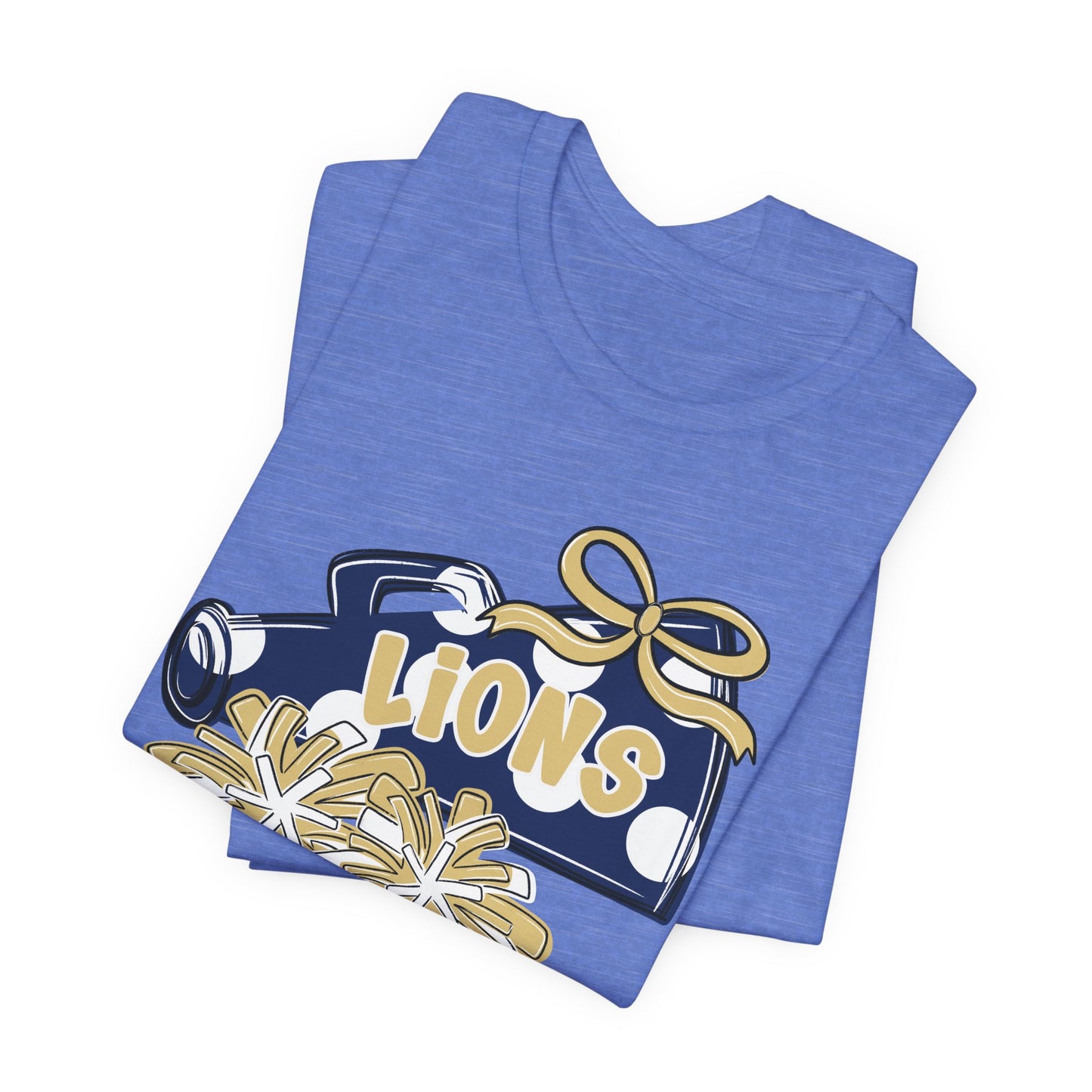 Lions Cheer Spirit Tee - Bella Canvas