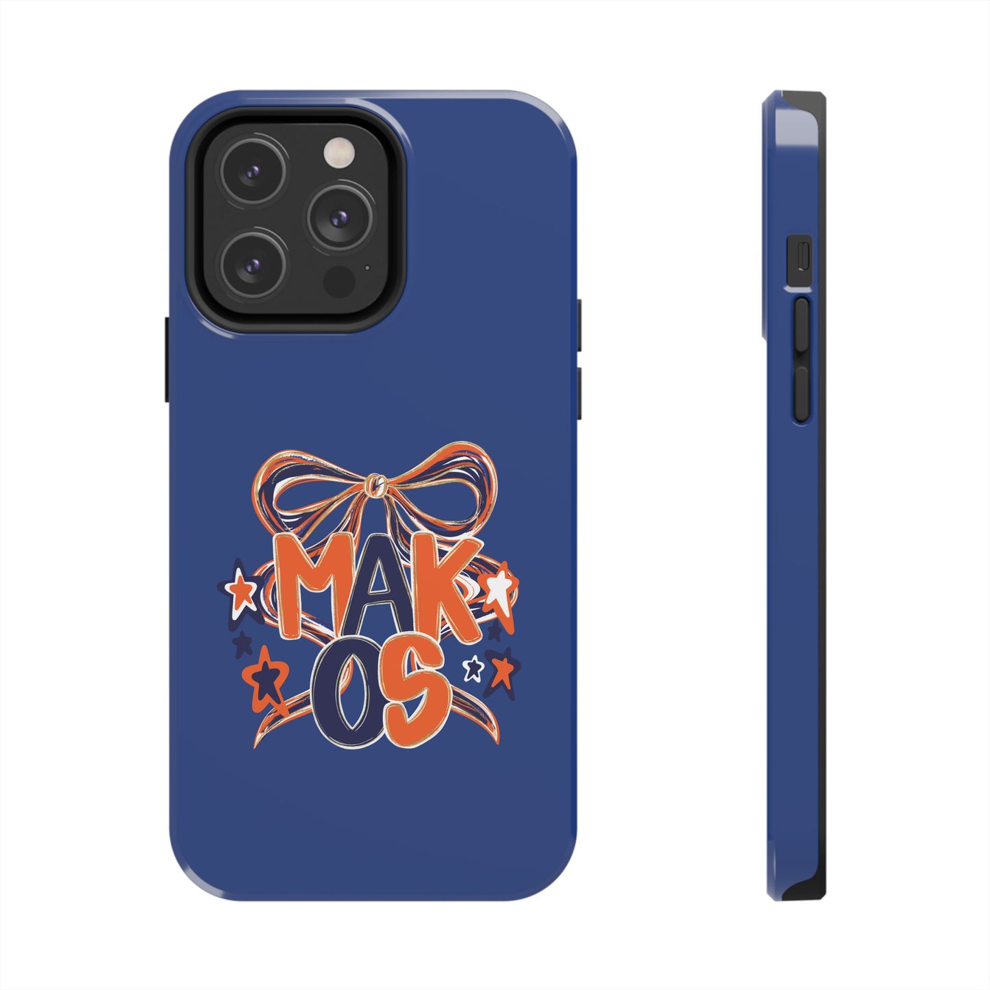 Makos Twirly Ribbon Iphone & Samsung Tough Phone Cases