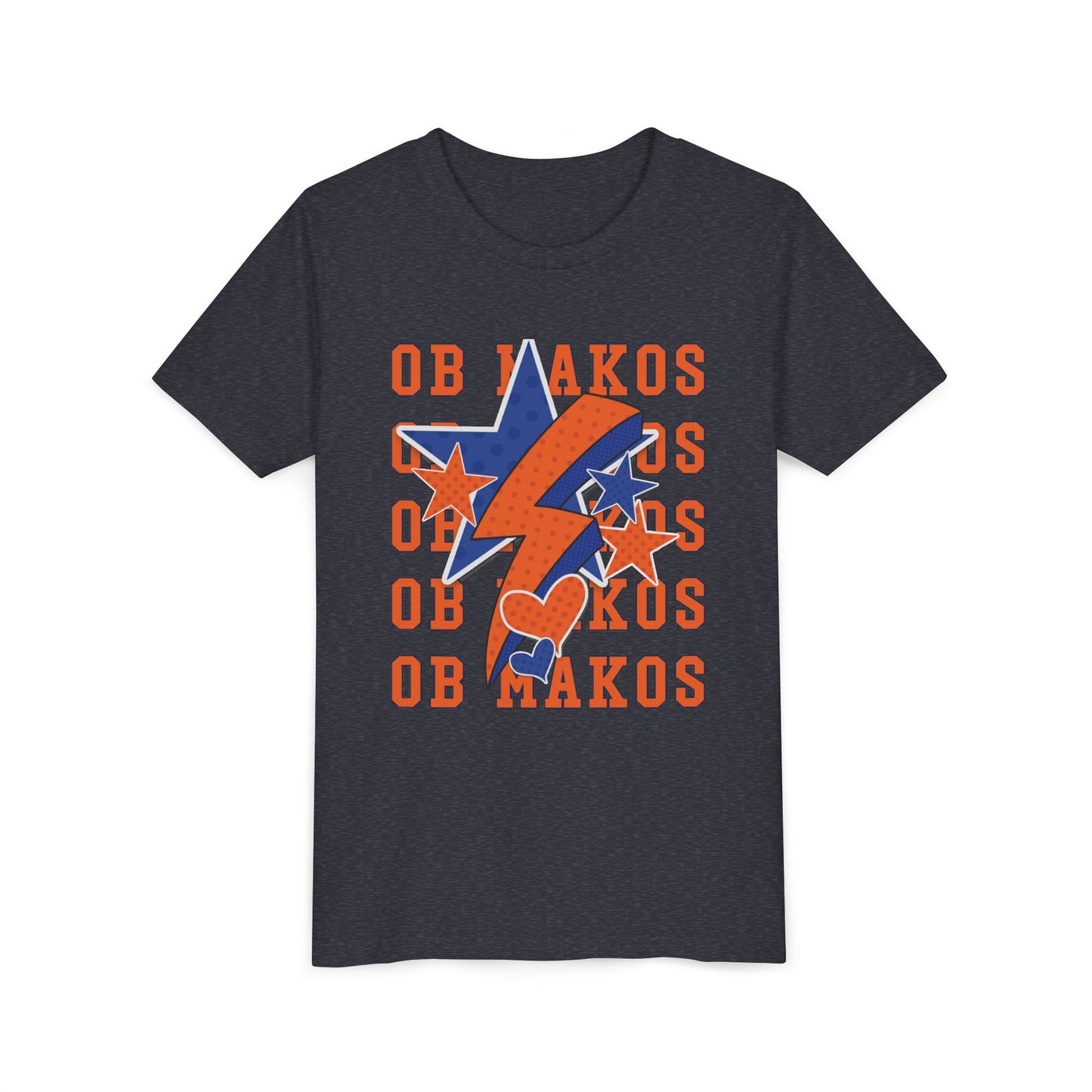 Youth Makos Lightning, Hearts, Stars Tee