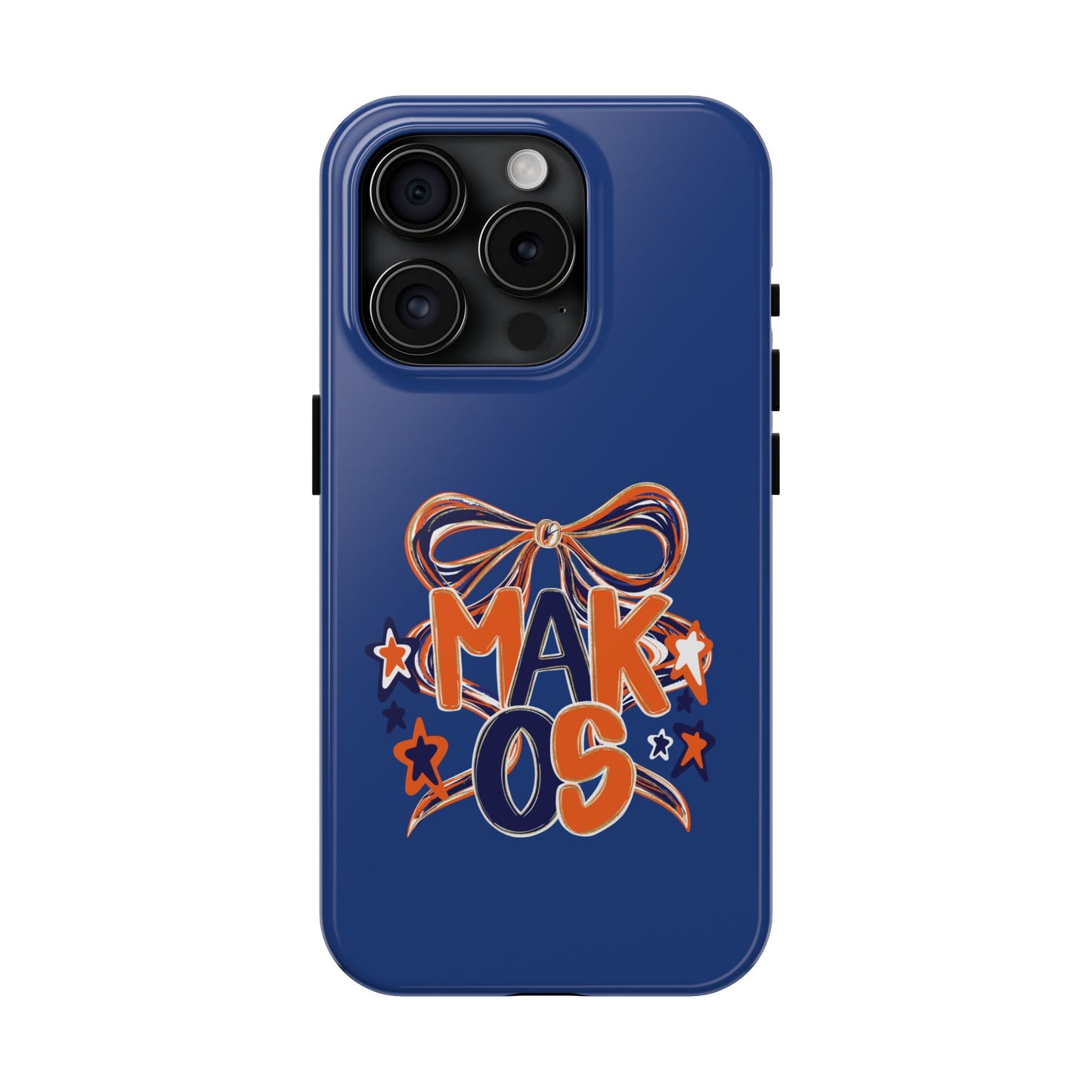 Makos Twirly Ribbon Iphone & Samsung Tough Phone Cases