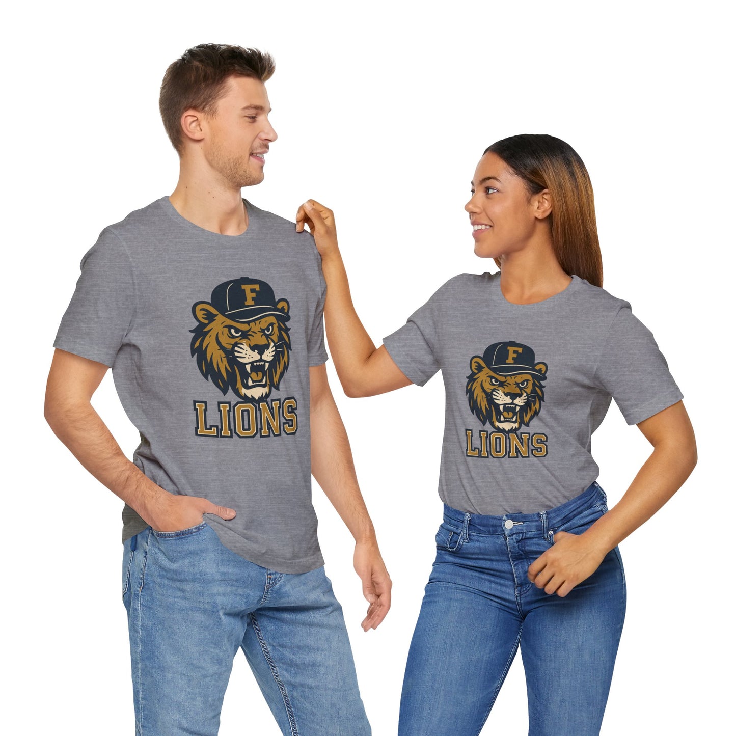 Adult Retro Roaring Lions Tee - Bella Canvas