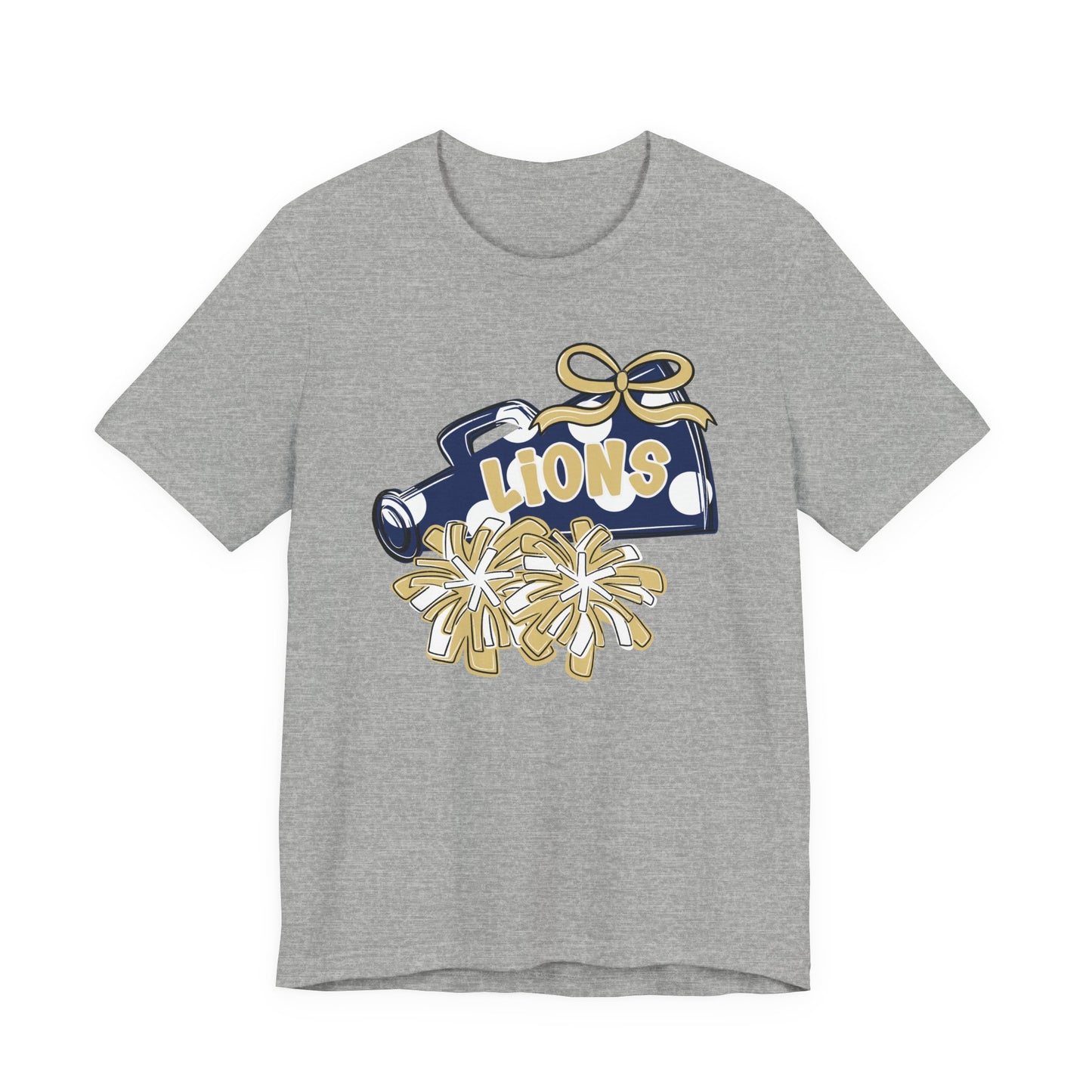 Lions Cheer Spirit Tee - Bella Canvas
