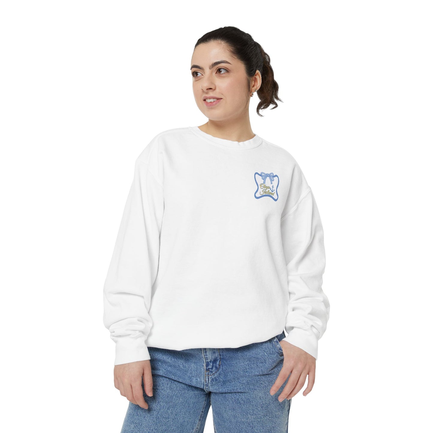 Adult Coquette Sailboat Sweatshirt - Comfort Colors