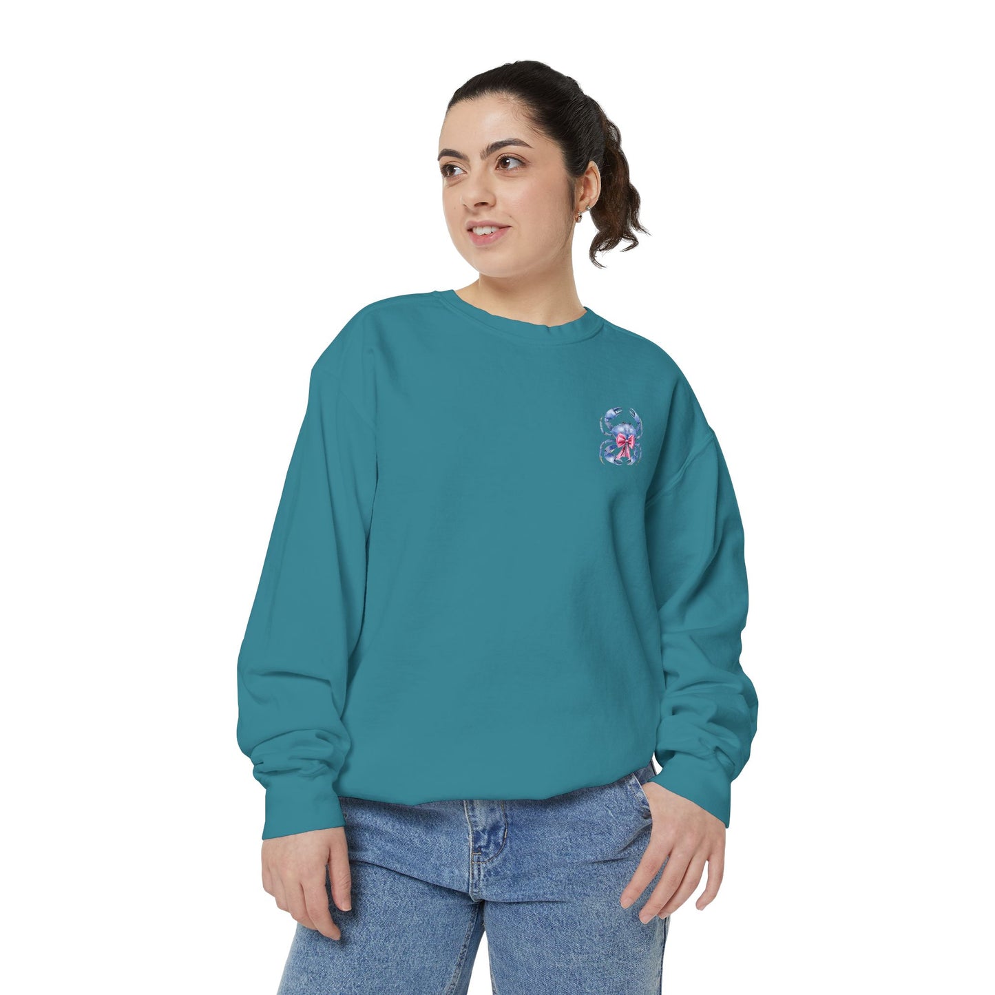 Adult Ono Island Preppy Crab Sweatshirt - Comfort Colors