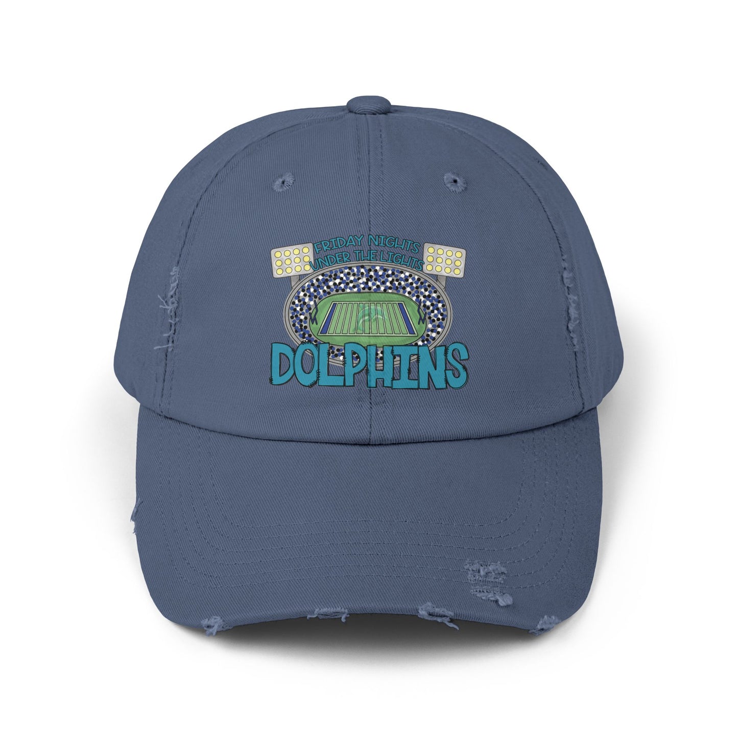 Dolphins Friday Night Lights Unisex Distressed Cap