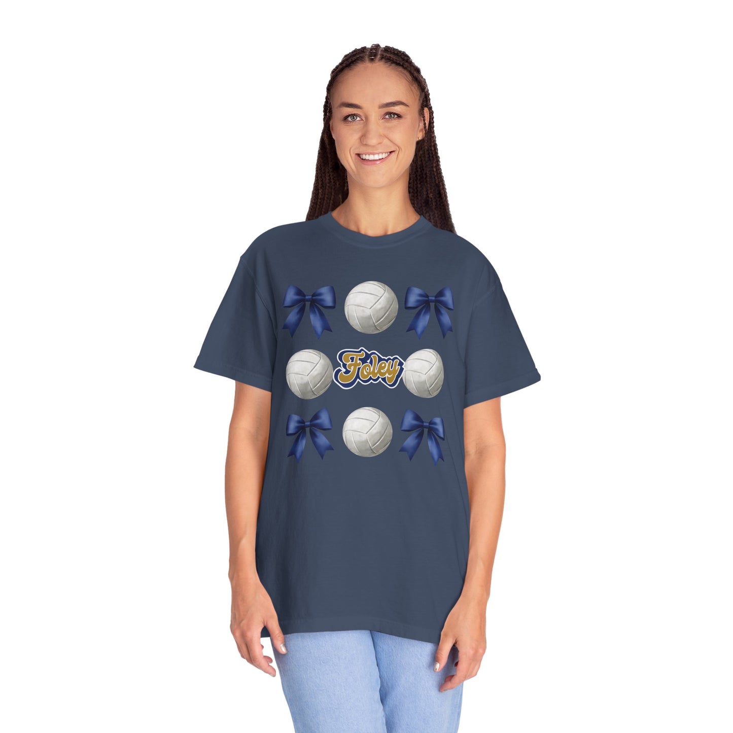 Foley Lions Volleyball T-Shirt- Comfort Colors