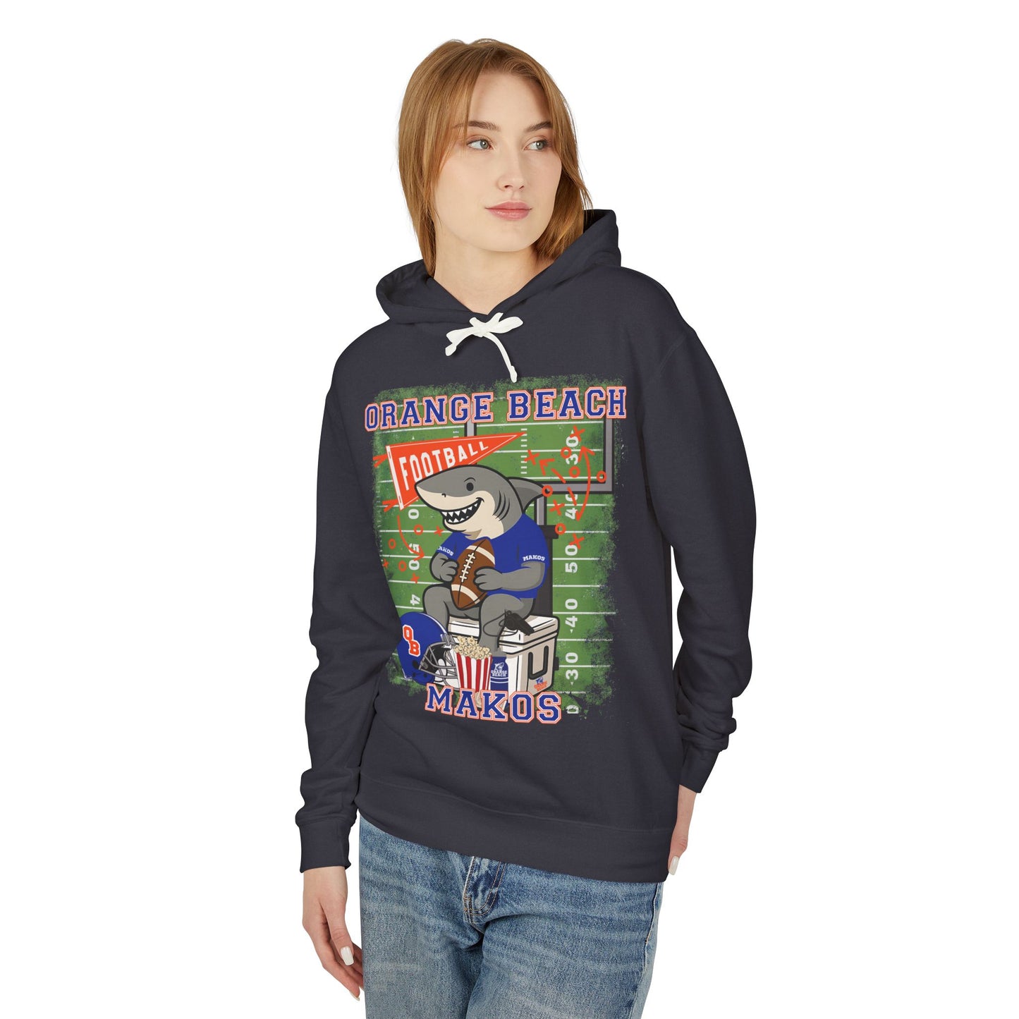 Adult Makos Tailgate Time Hoodie - Comfort Colors