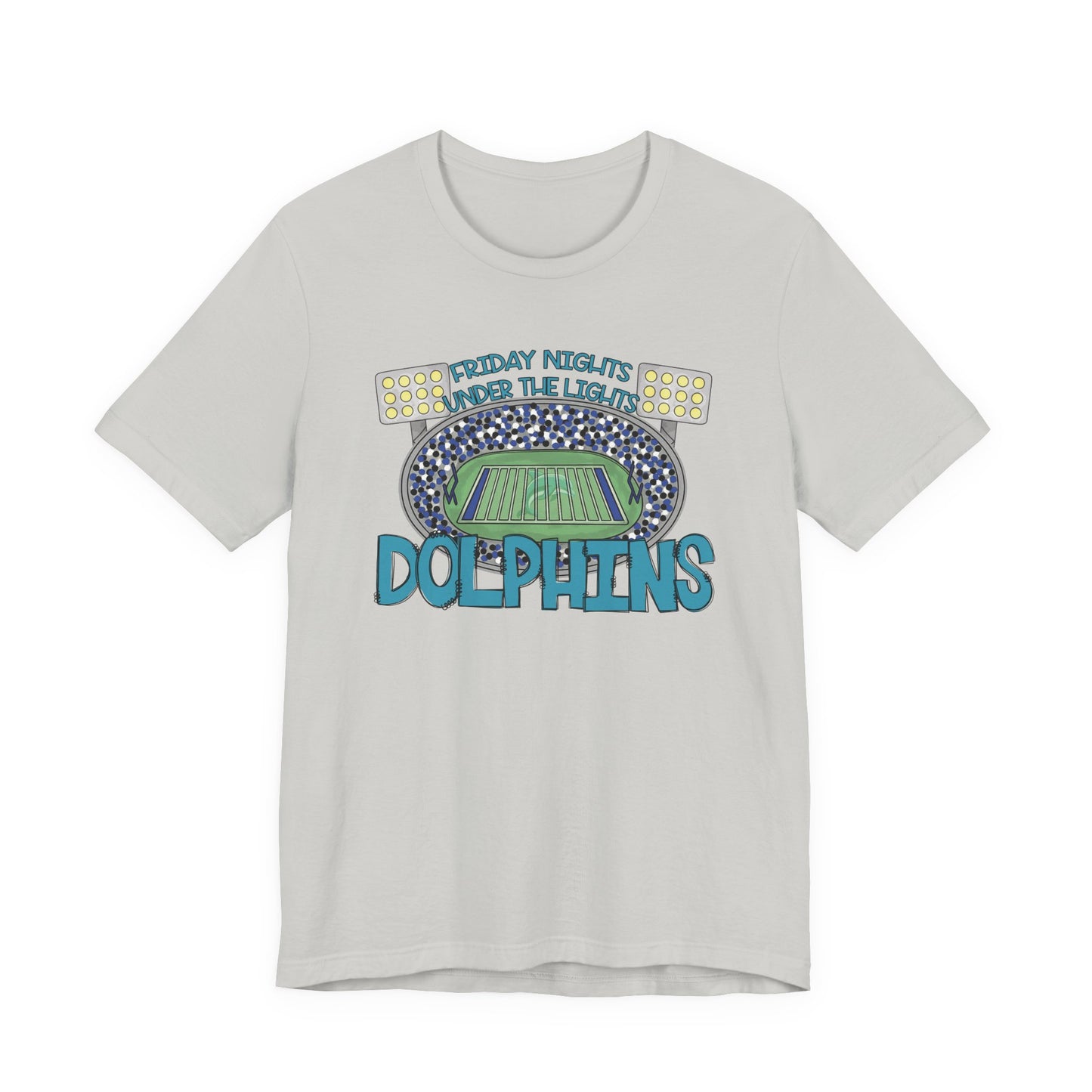 Adult Dolphins Friday Nights Under the Lights Tee