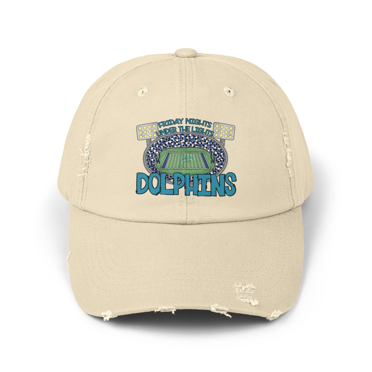 Dolphins Friday Night Lights Unisex Distressed Cap