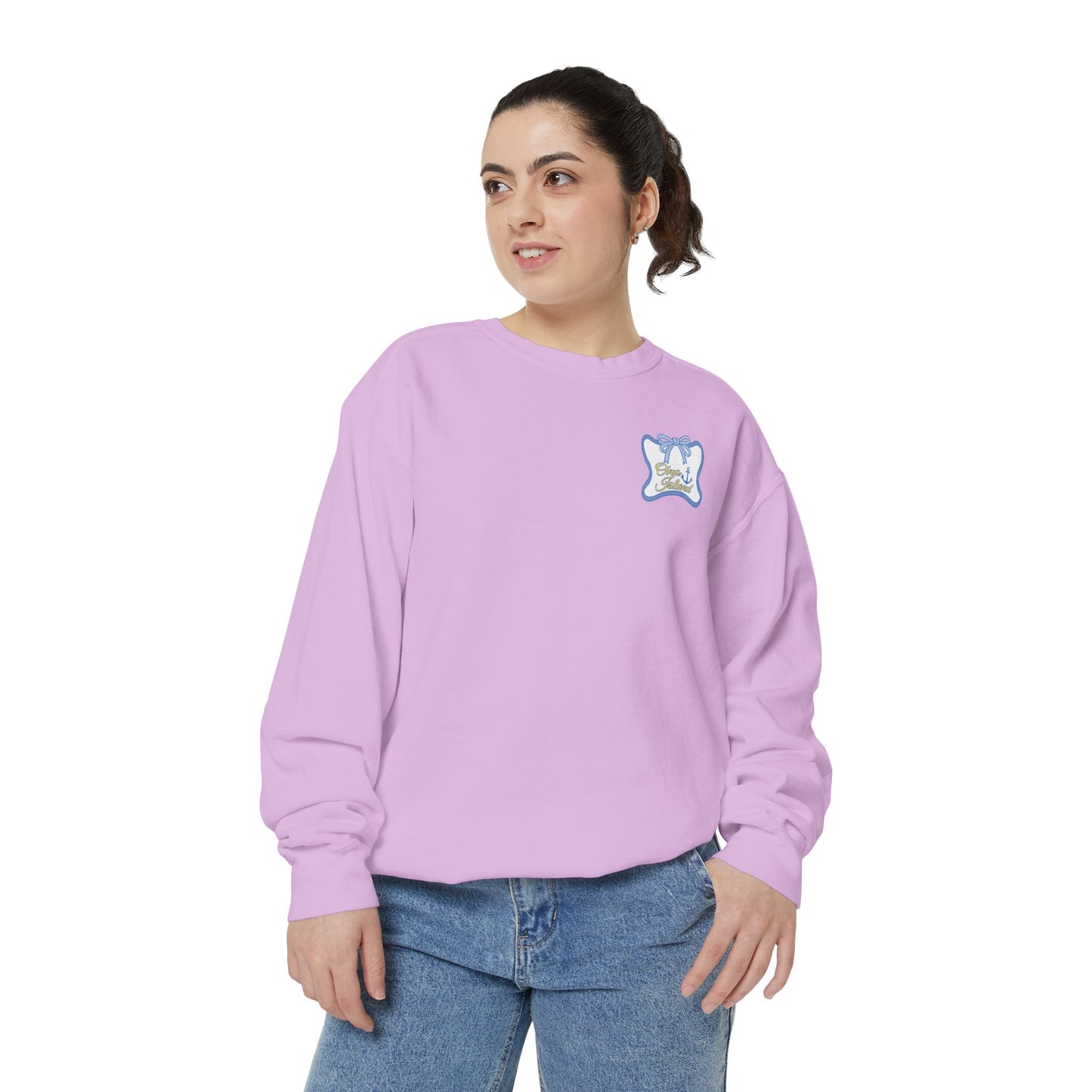 Adult Coquette Sailboat Sweatshirt - Comfort Colors