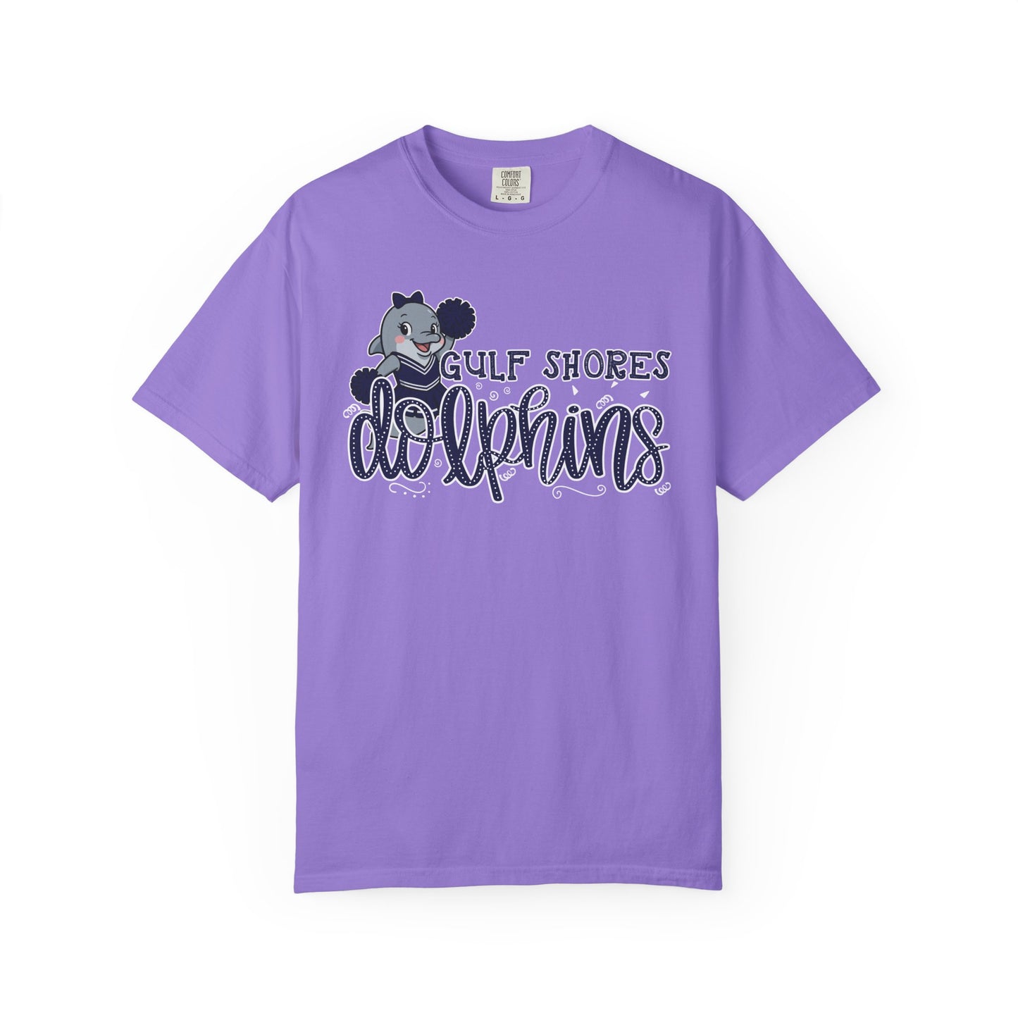 Dolphin Dots on Comfort Colors