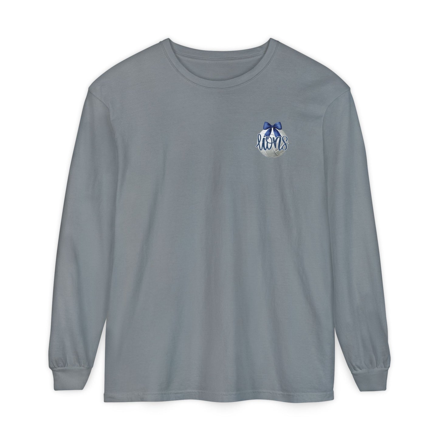 Foley Lions Volleyball Mom Long Sleeve T-Shirt- Comfort Colors