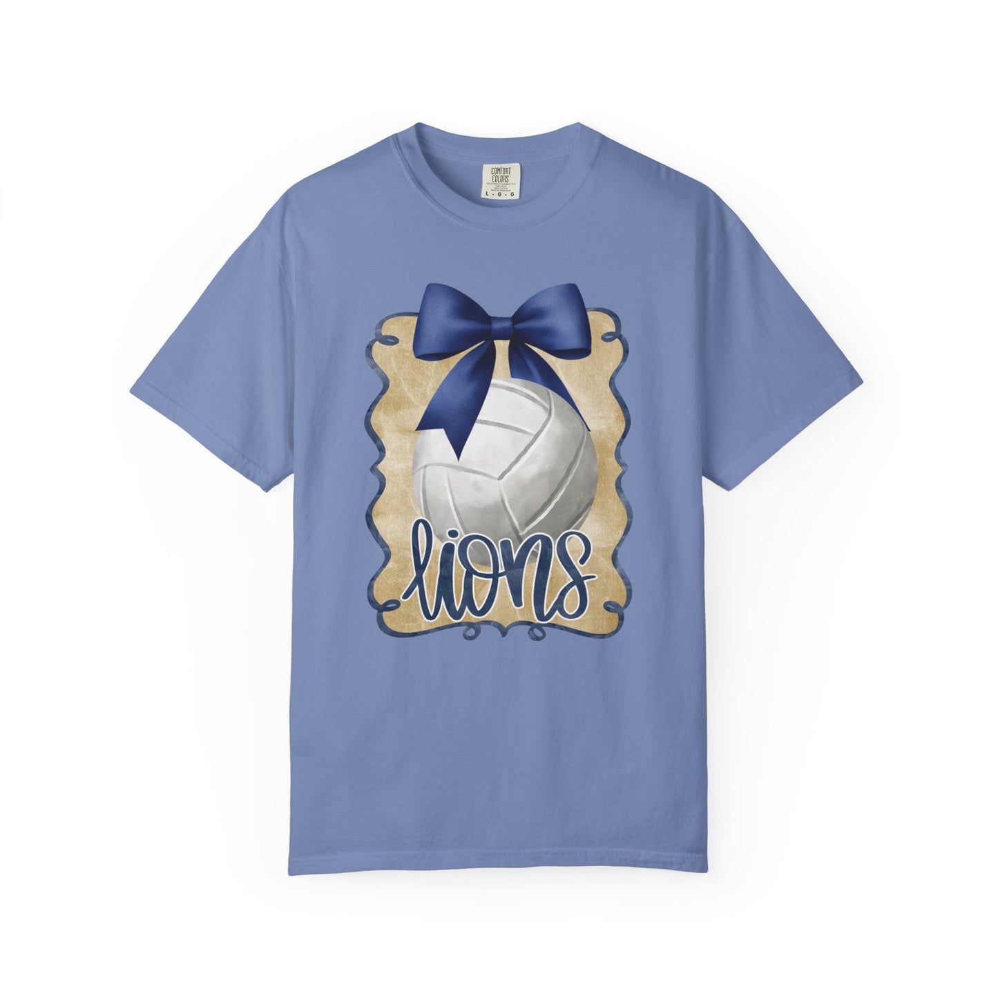Adult Foley Lions Volleyball Tee - Comfort Colors