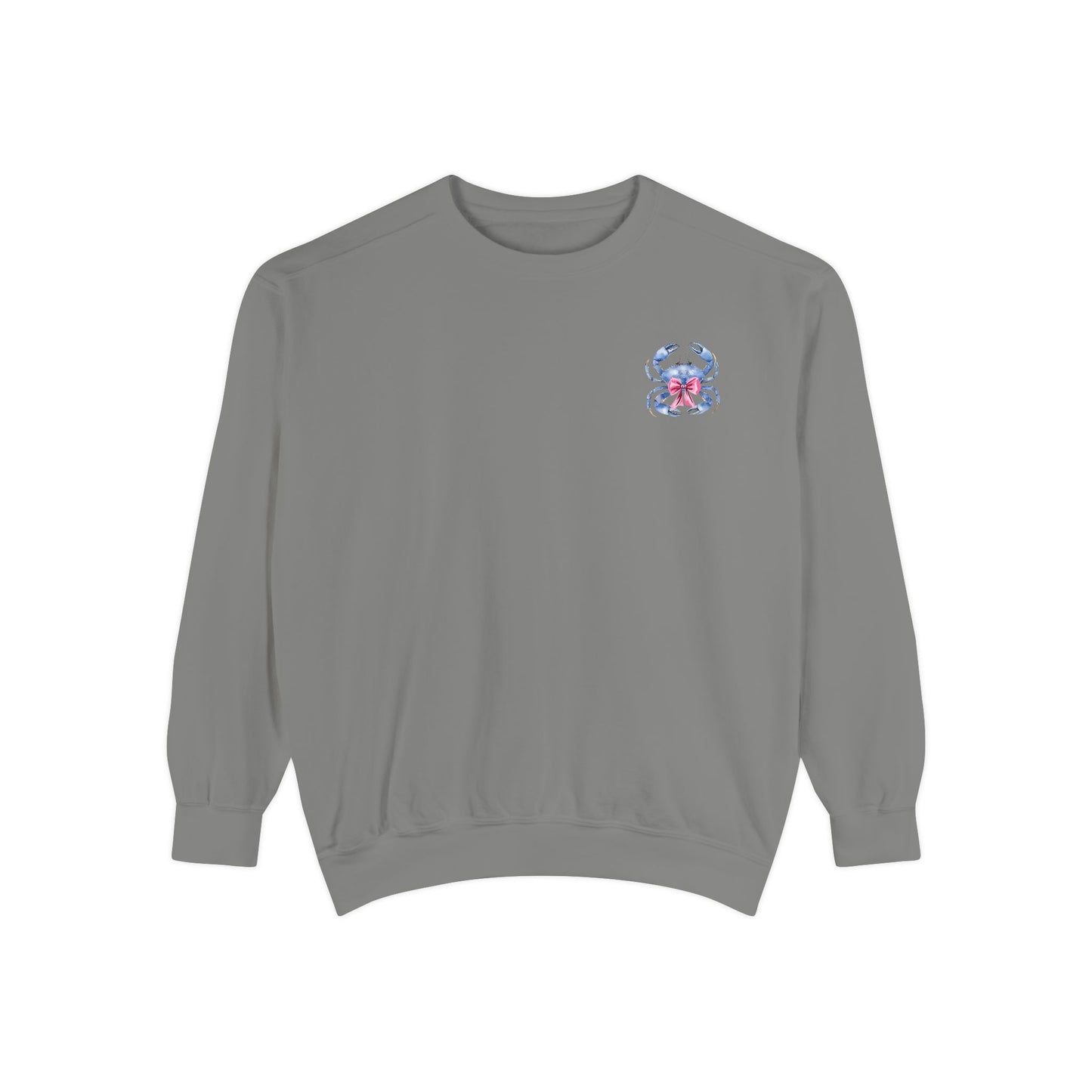 Adult Ono Island Preppy Crab Sweatshirt - Comfort Colors