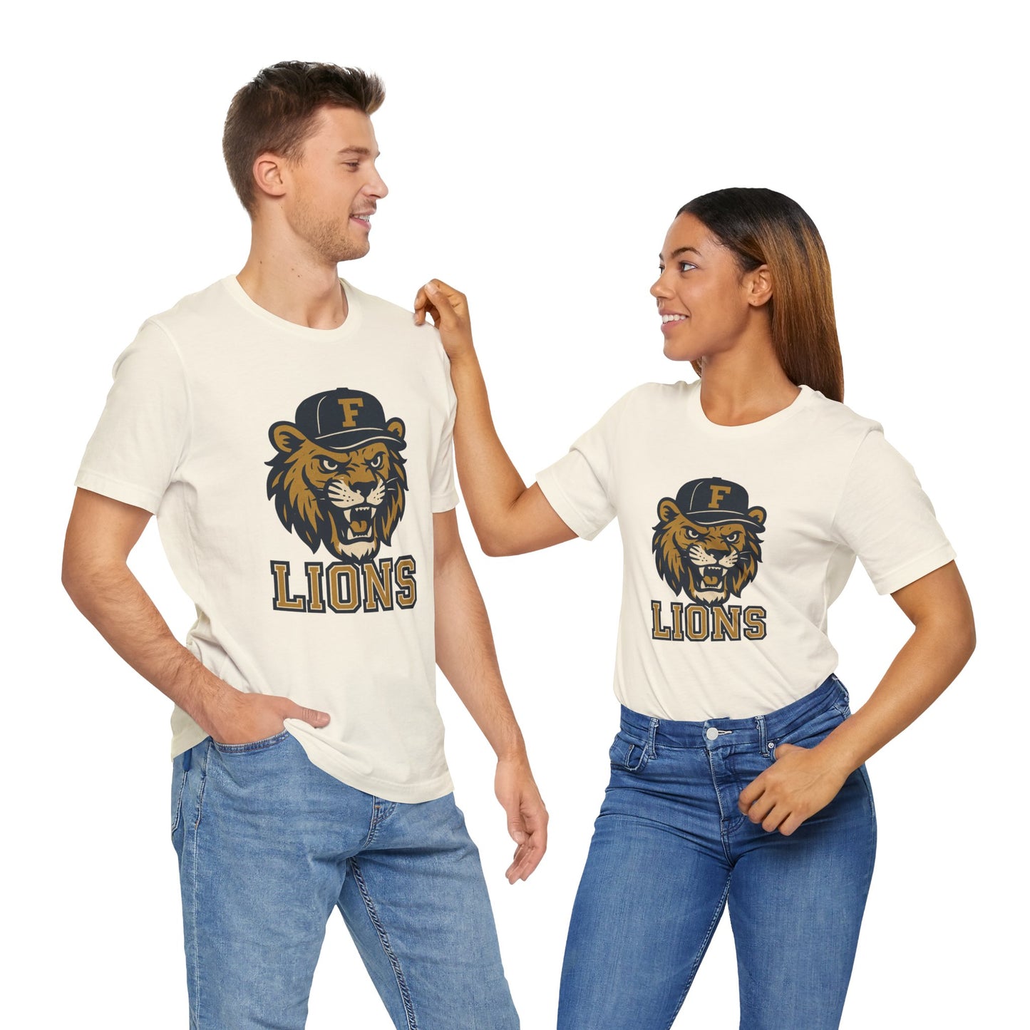Adult Retro Roaring Lions Tee - Bella Canvas