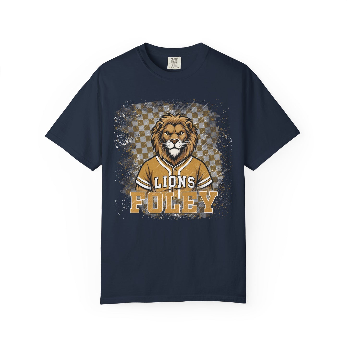 Foley Lions Grunge T-shirt - Comfort Colors