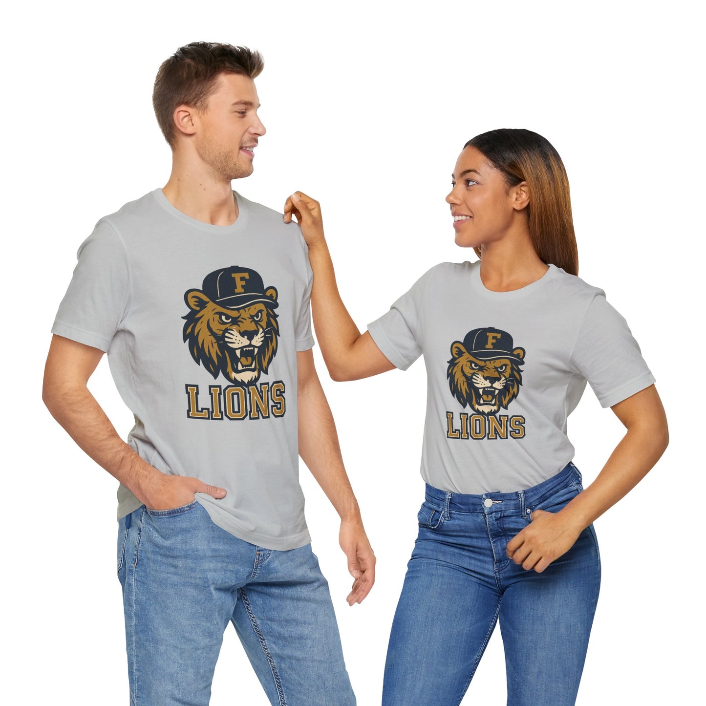 Adult Retro Roaring Lions Tee - Bella Canvas