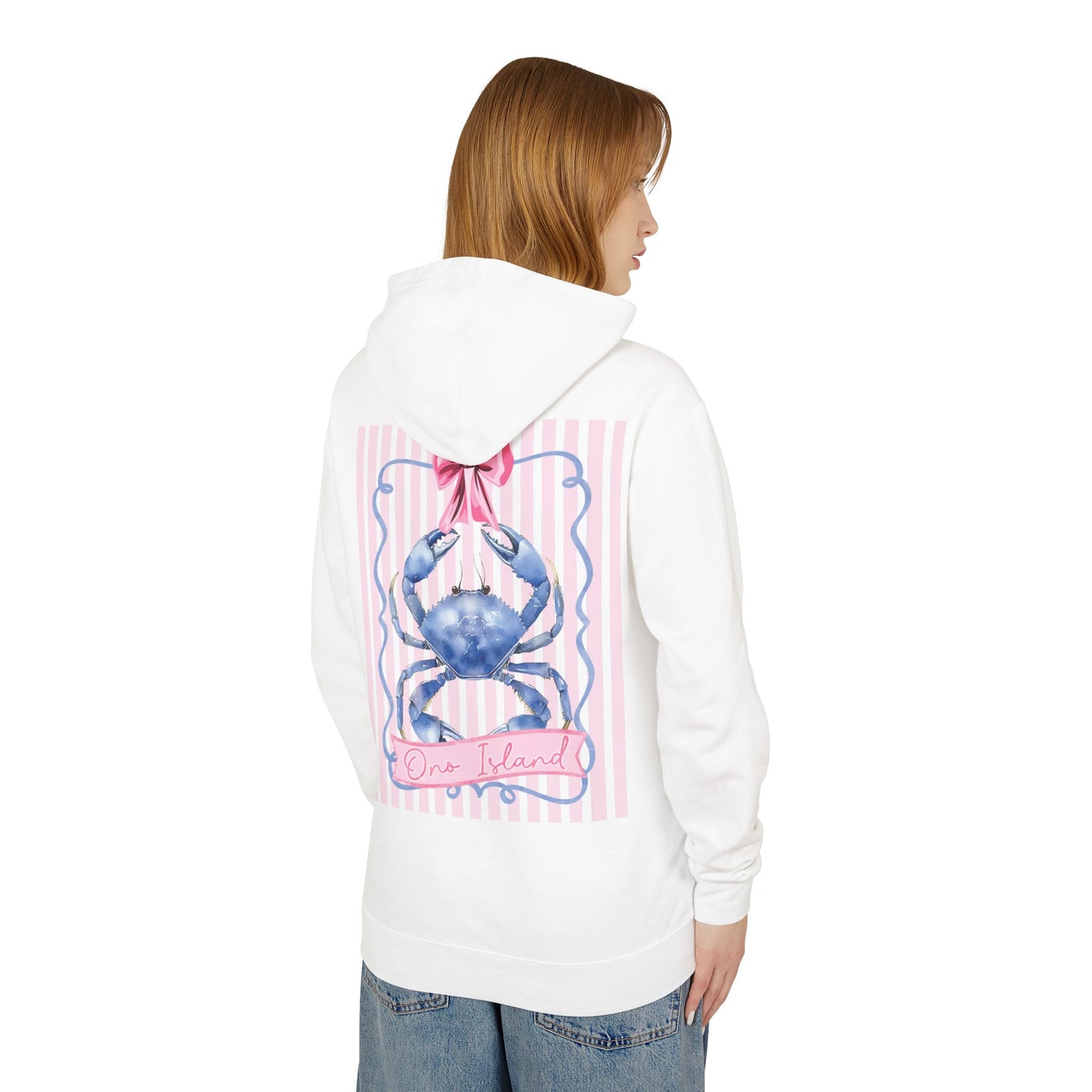 Adult Ono Island Preppy Crab Hoodie Comfort Colors
