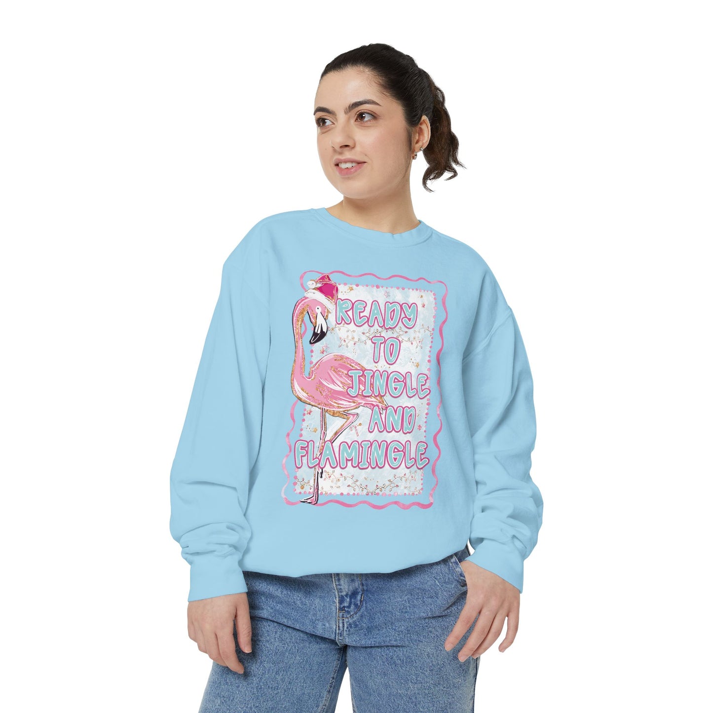Flamingo Jingle & Flamingle Christmas Sweatshirt