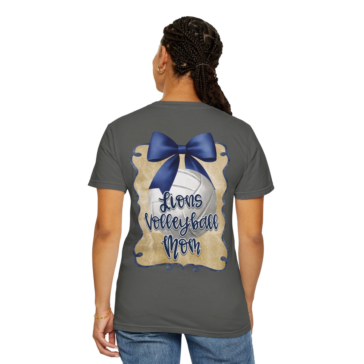 Adult Foley Lions Volleyball Mom T-Shirt - Comfort Colors