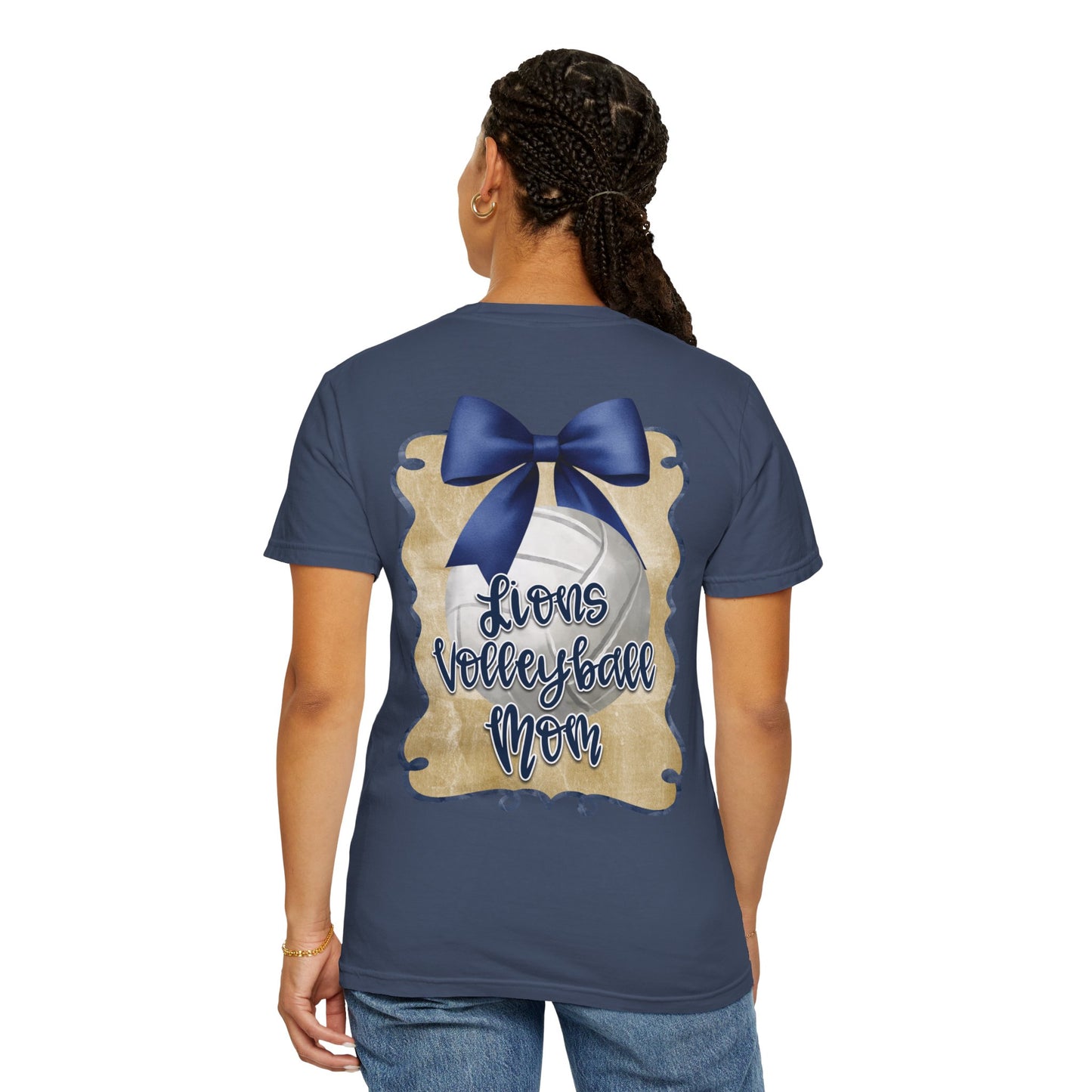 Adult Foley Lions Volleyball Mom T-Shirt - Comfort Colors