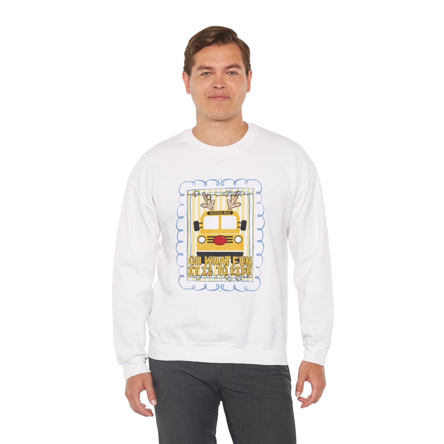 Christmas Bus Driver Sweatshirt - Gildan