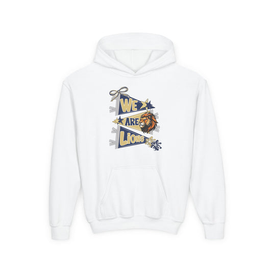 Youth We Are Lions Pennant Hoodie