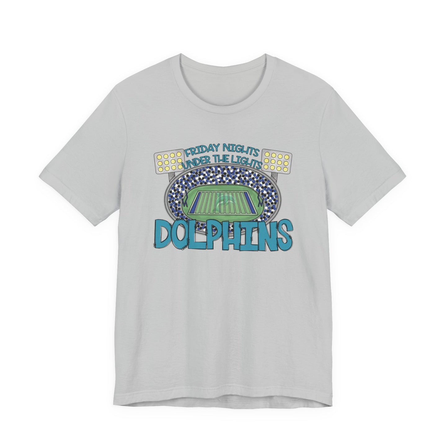 Adult Dolphins Friday Nights Under the Lights Tee