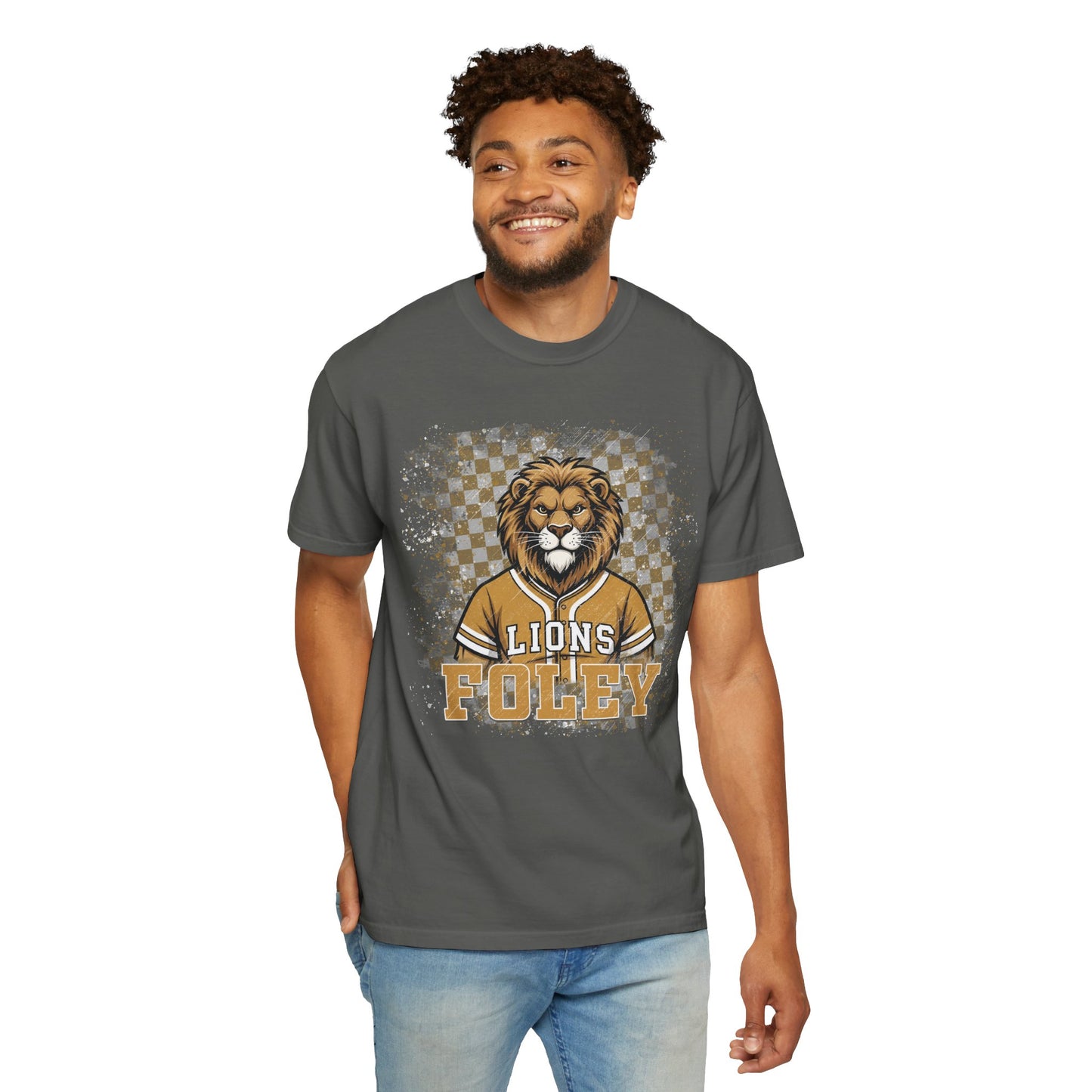 Foley Lions Grunge T-shirt - Comfort Colors