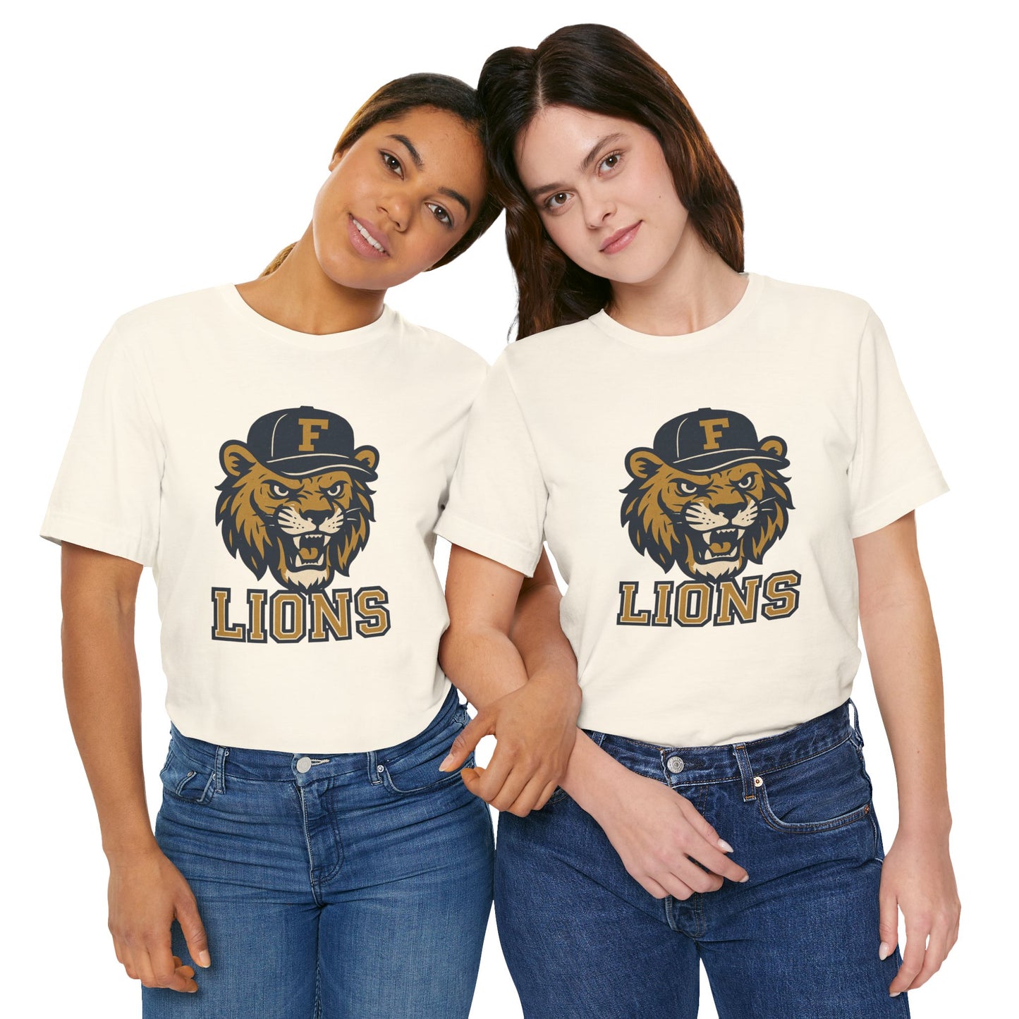 Adult Retro Roaring Lions Tee - Bella Canvas