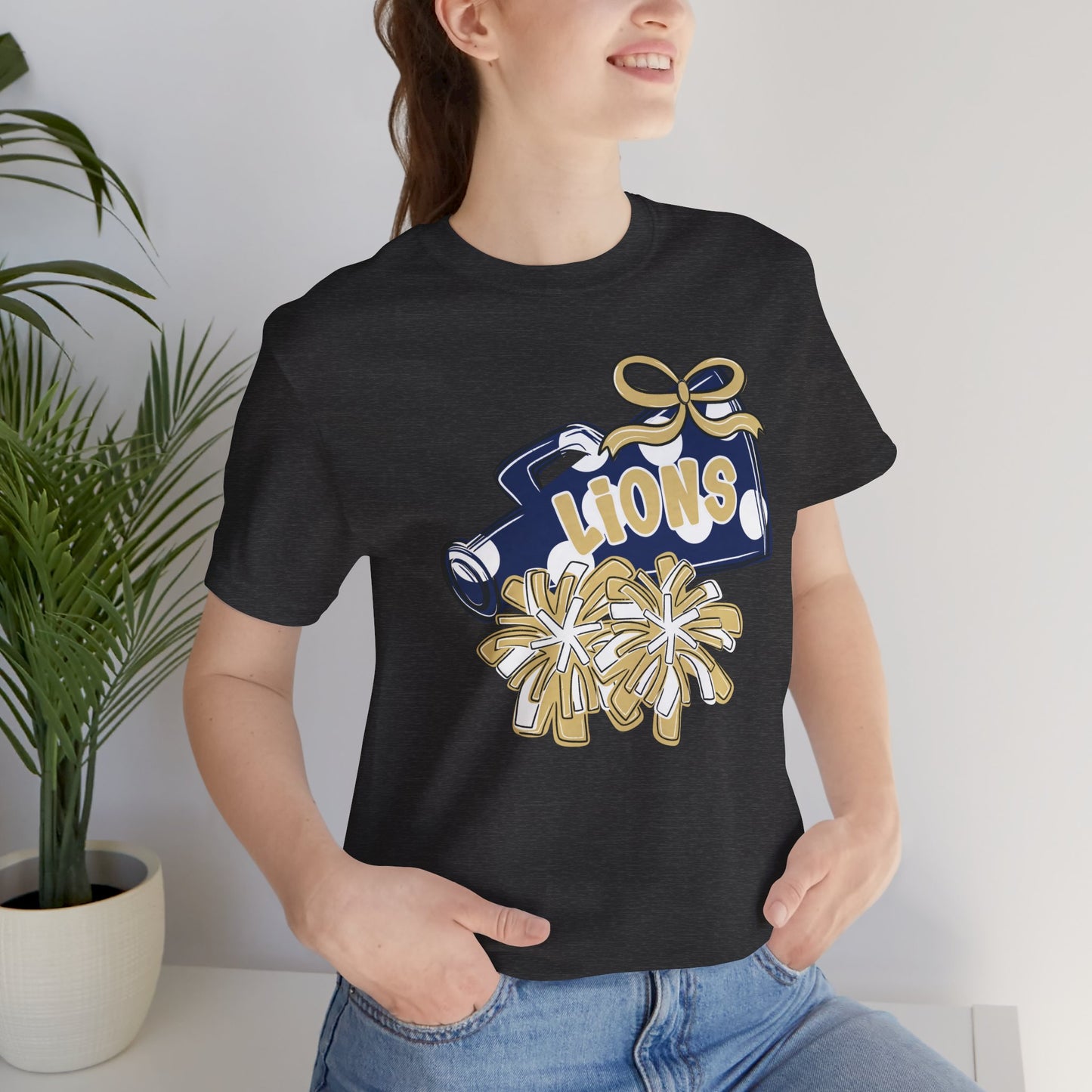 Lions Cheer Spirit Tee - Bella Canvas