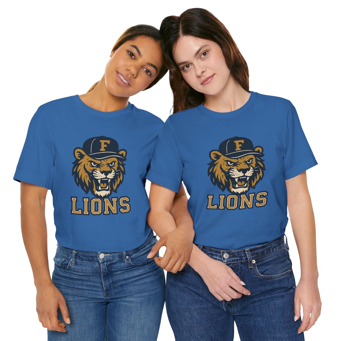 Adult Retro Roaring Lions Tee - Bella Canvas