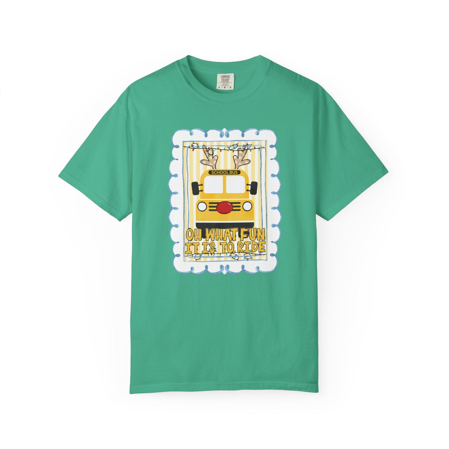 Christmas Bus Driver Tee - Comfort Colors
