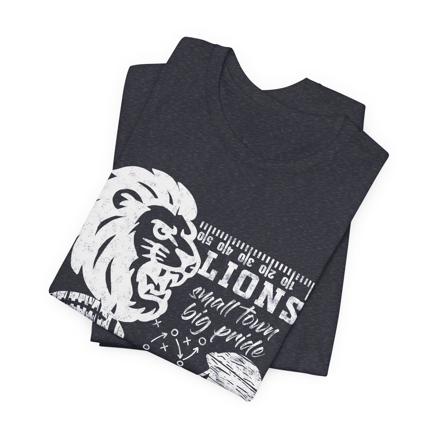 Lion Small Town Big Pride Tee - Bella Canvas