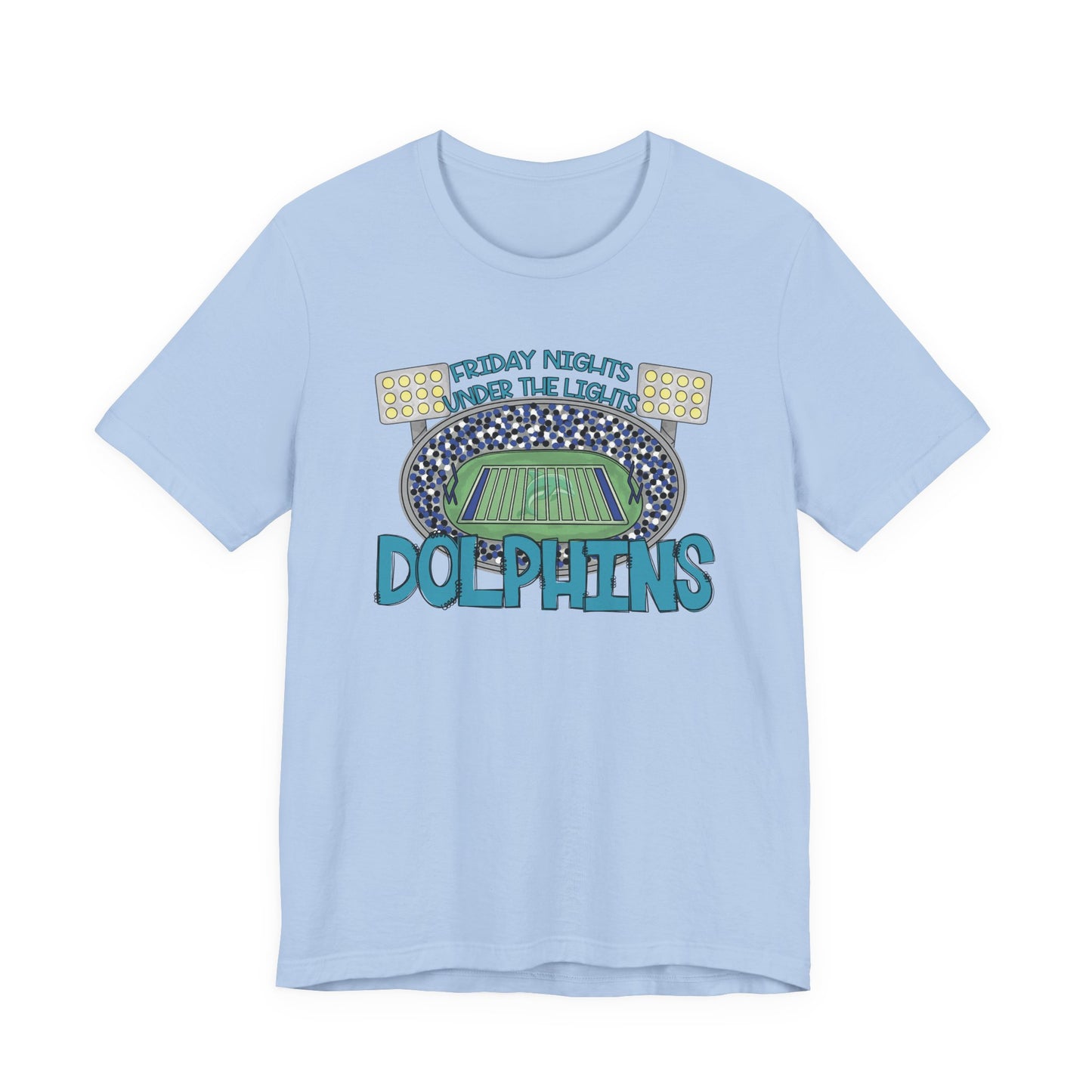 Adult Dolphins Friday Nights Under the Lights Tee