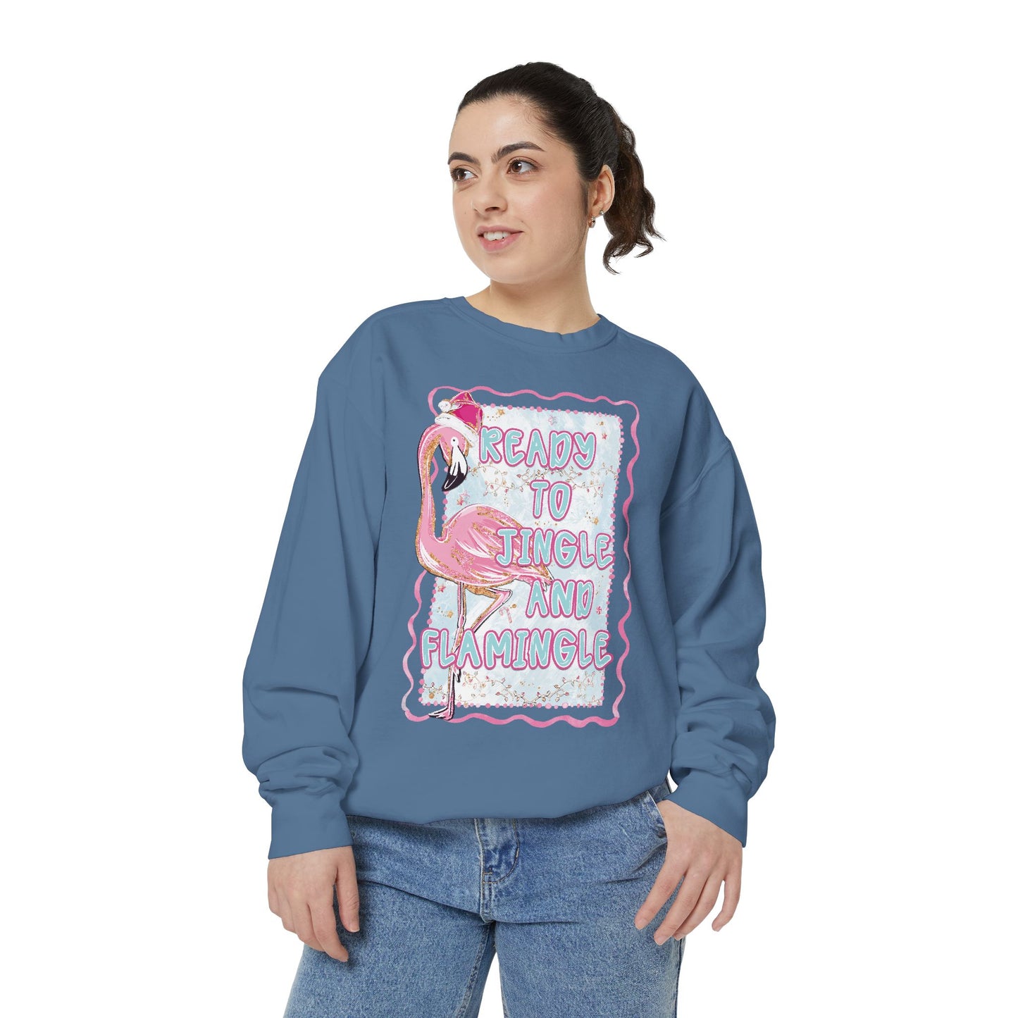 Flamingo Jingle & Flamingle Christmas Sweatshirt